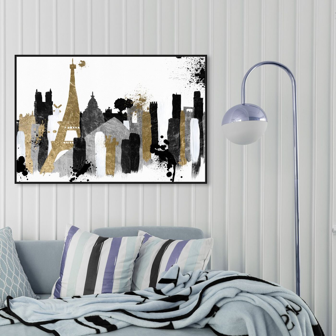 Hanging view of Glamorous Paris featuring abstract and paint art.