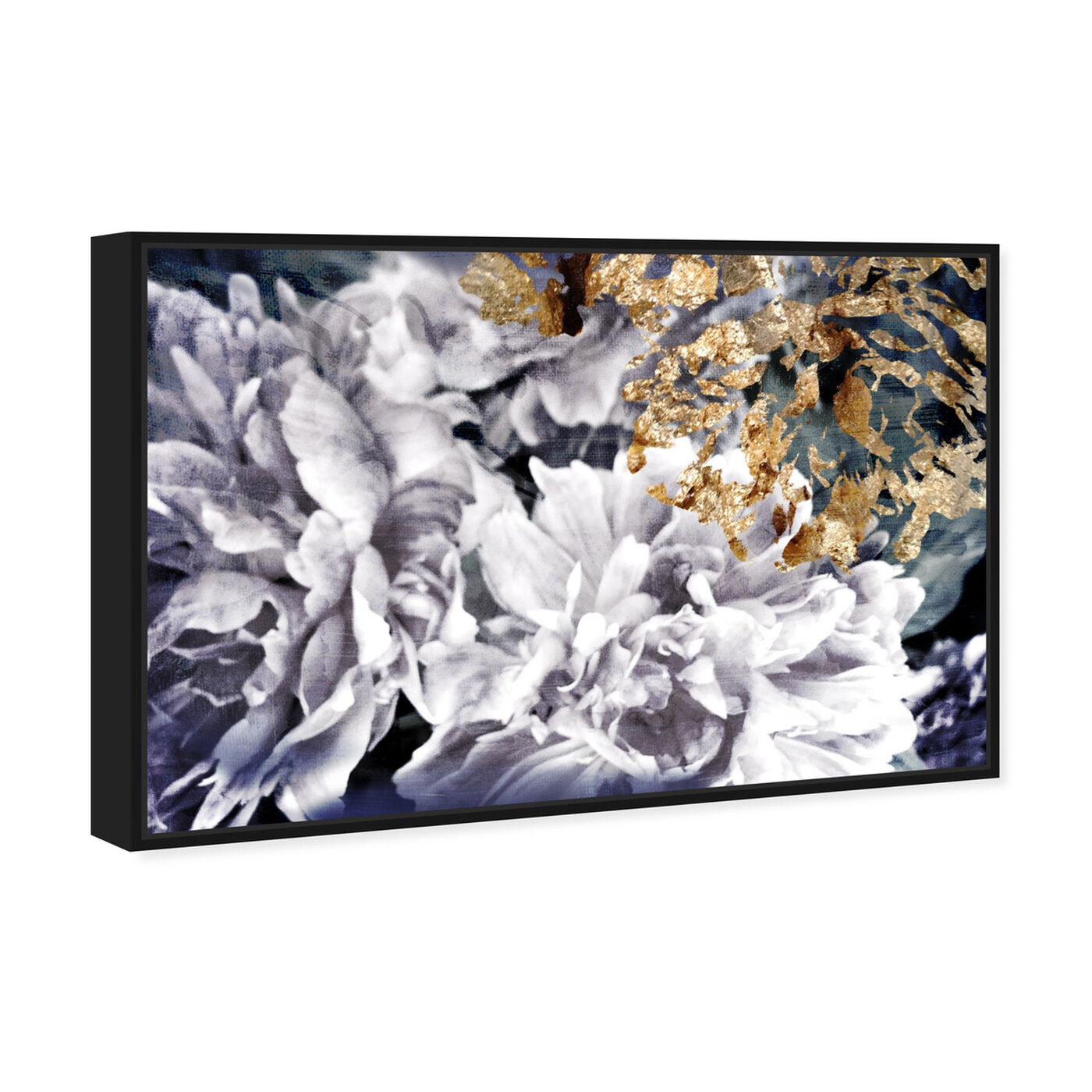 Angled view of Dos Gardenias featuring floral and botanical and florals art.