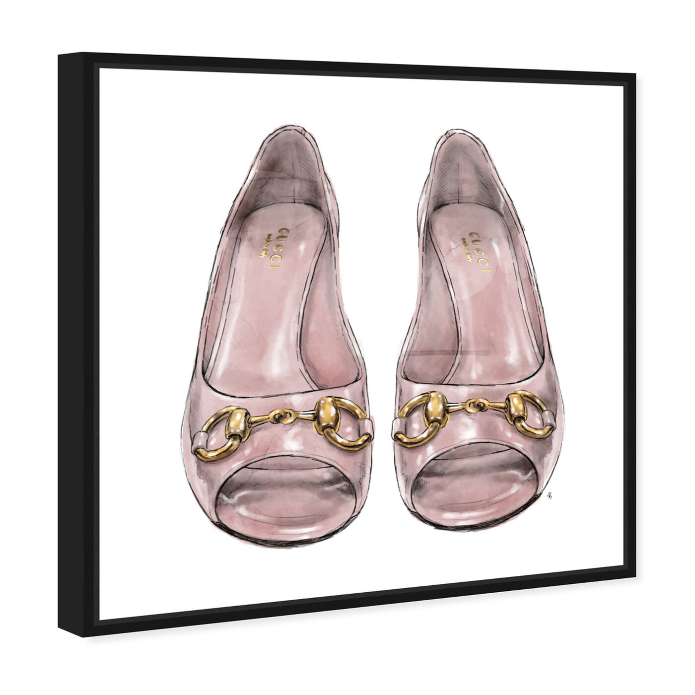 Angled view of Ladylike Heels featuring fashion and glam and shoes art.