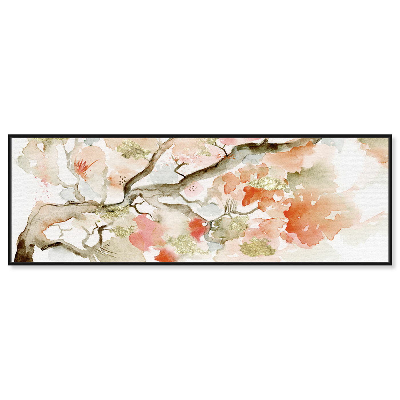 Front view of Under The Blossom Tree Sandstone featuring floral and botanical and florals art.
