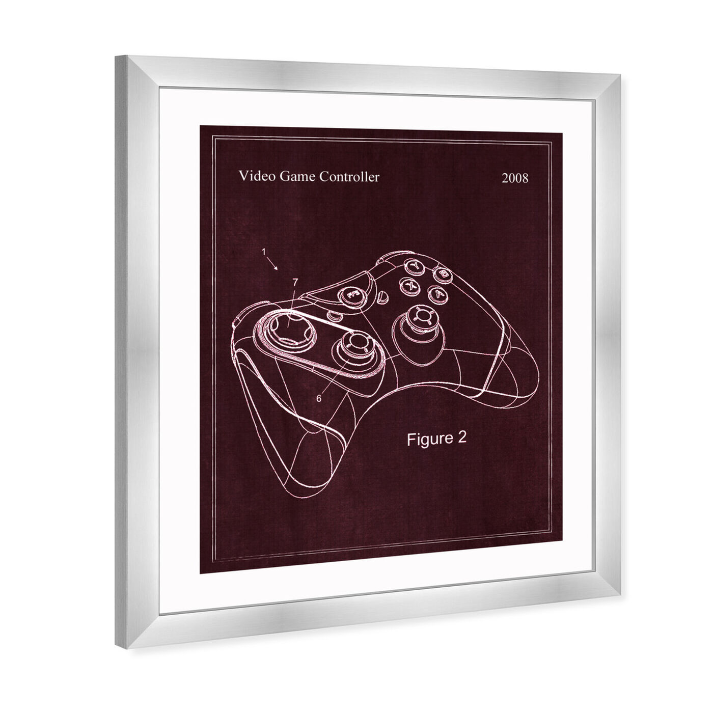 Angled view of Video Game Controller, 2008 featuring entertainment and hobbies and video games art.