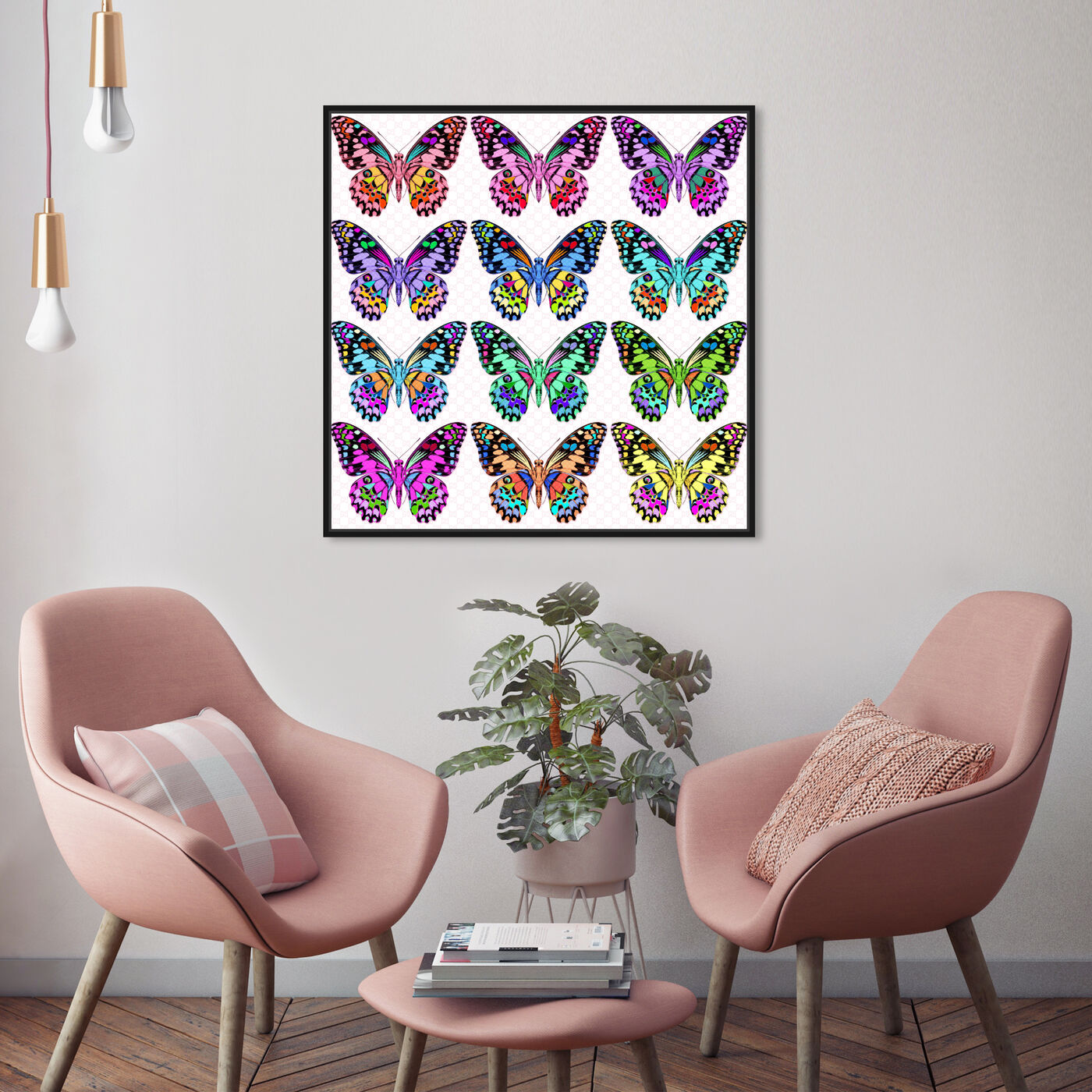 Wings like Neon | Animals Wall Art by The Oliver Gal