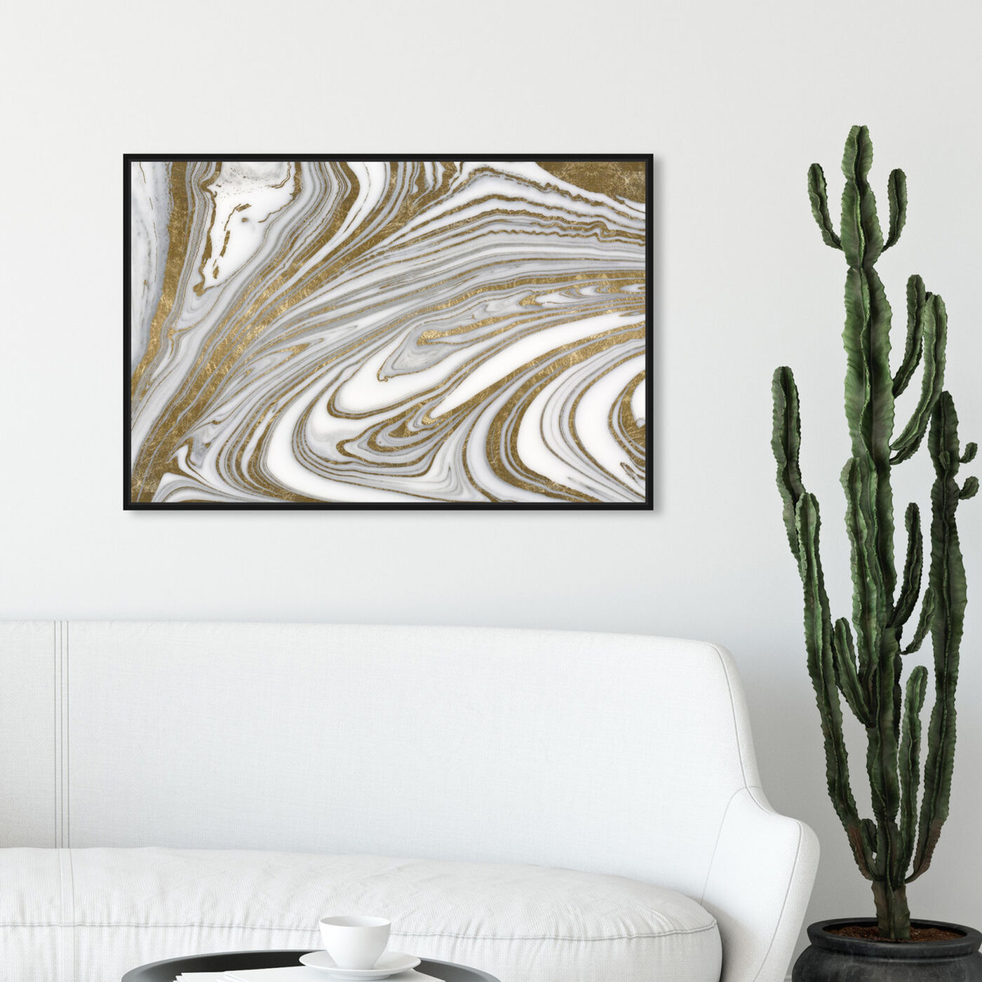 Hanging view of Tuxedo Nights featuring abstract and crystals art.