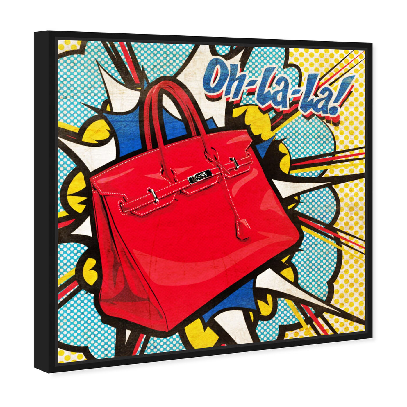 Angled view of Oh La La Vintage featuring advertising and comics art.