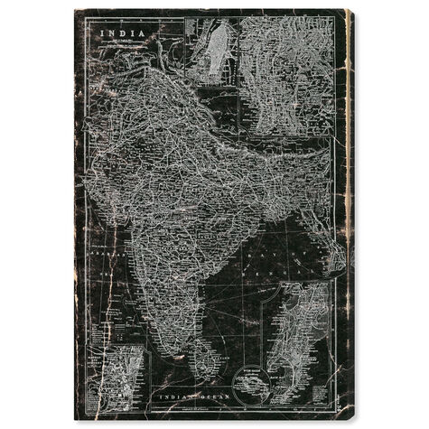 India 1892 Map