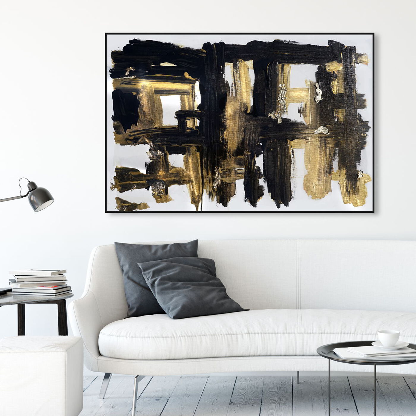 Hanging view of Isolde and Casata featuring abstract and paint art.