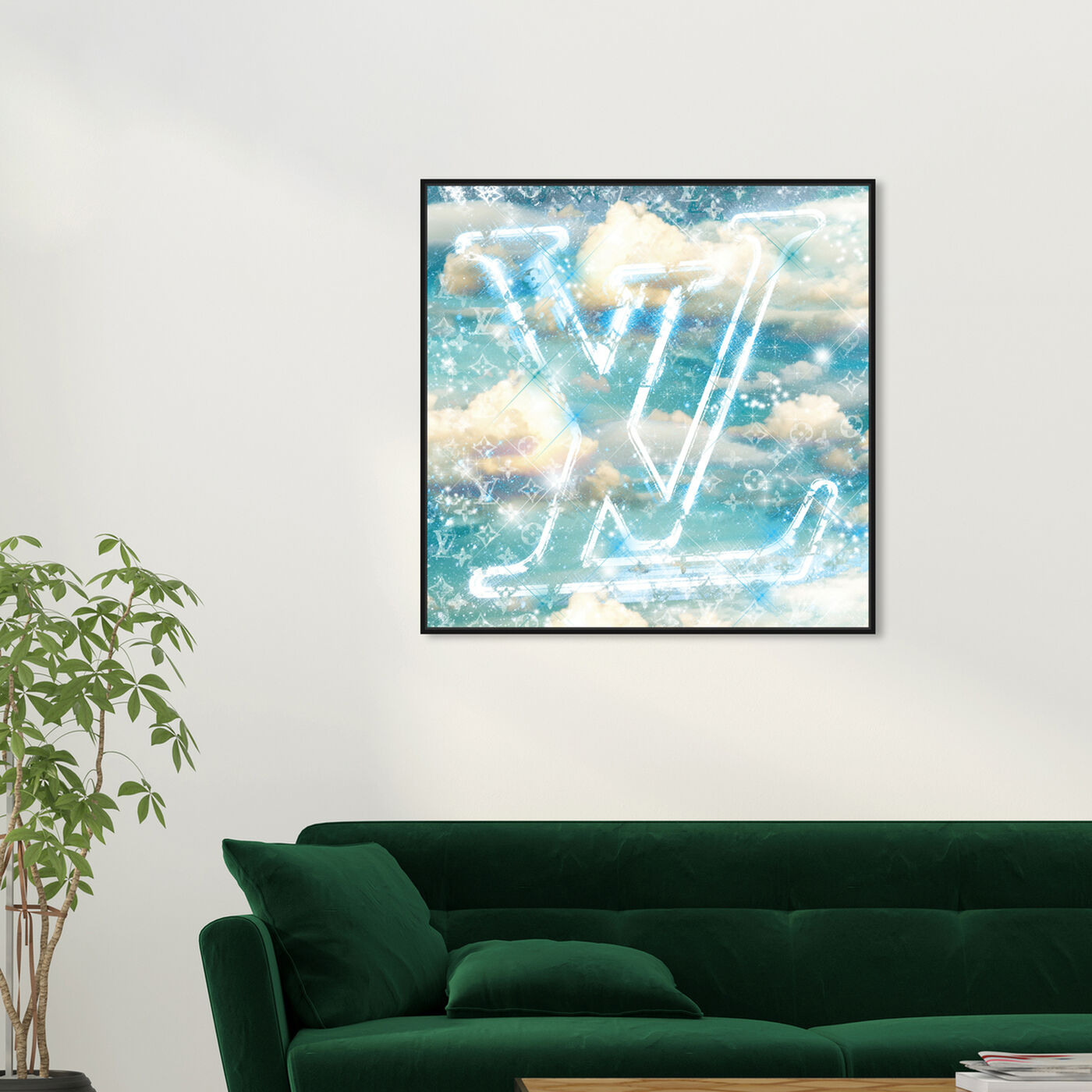 Hanging view of Clouds of Paris featuring fashion and glam and fashion art.