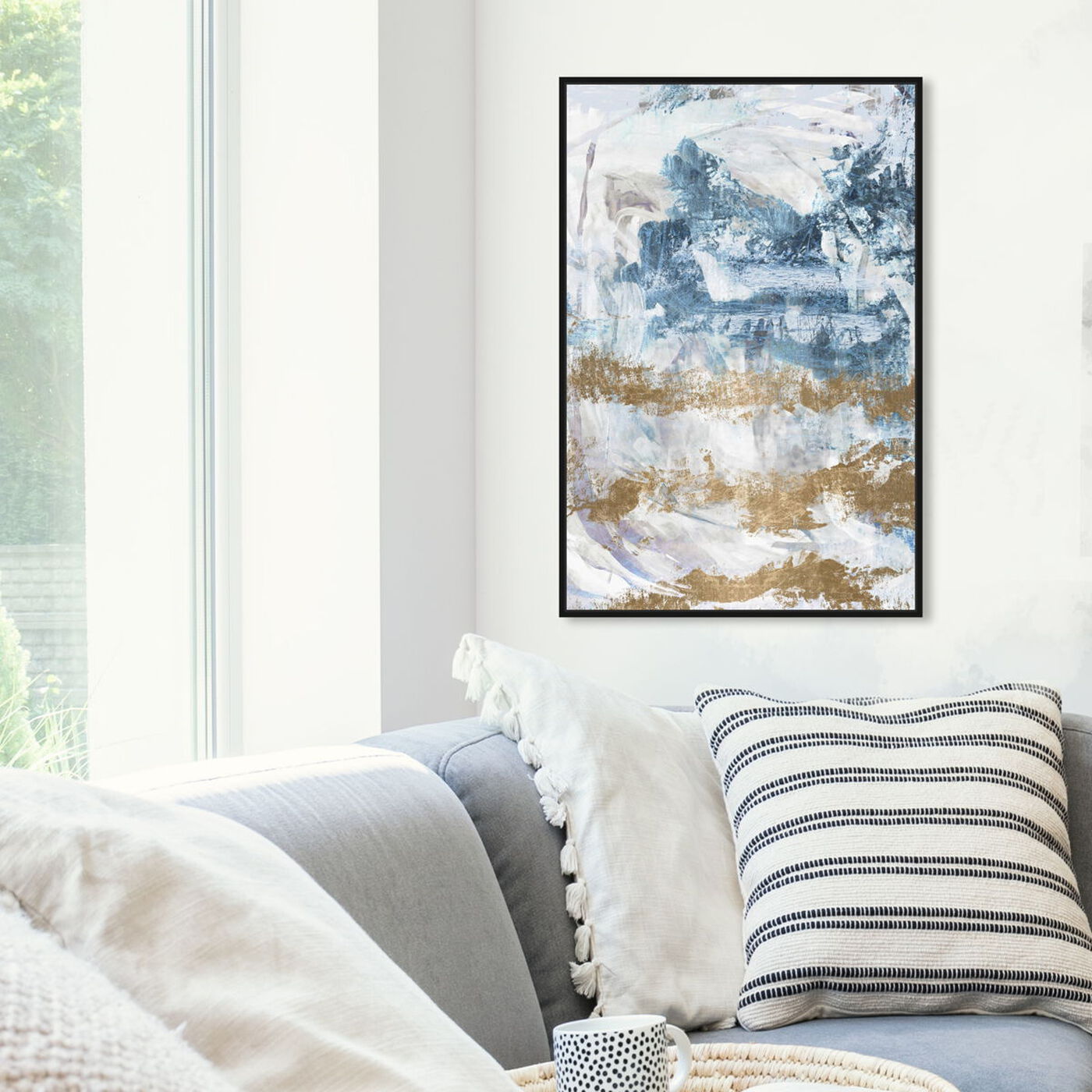 Hanging view of So Much Love featuring abstract and textures art.