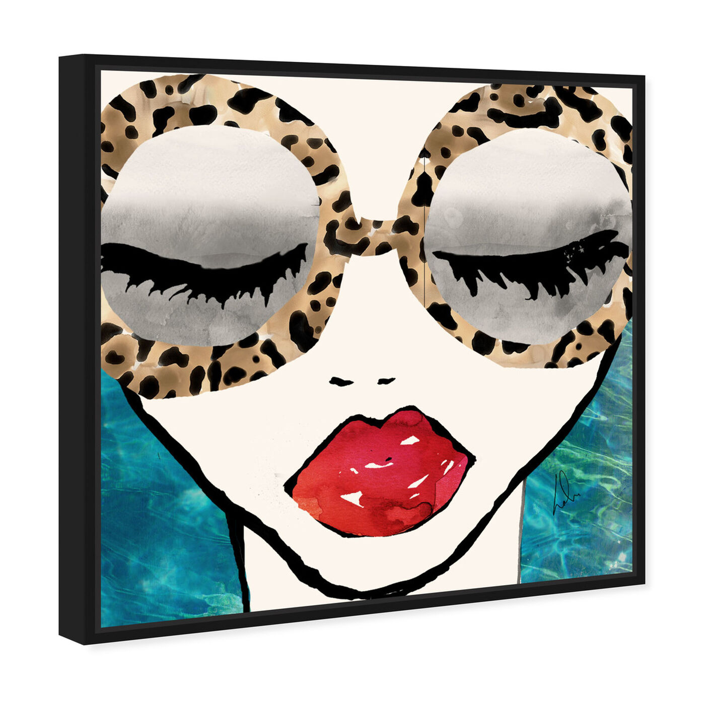 Angled view of Ready for the Sea featuring fashion and glam and portraits art.