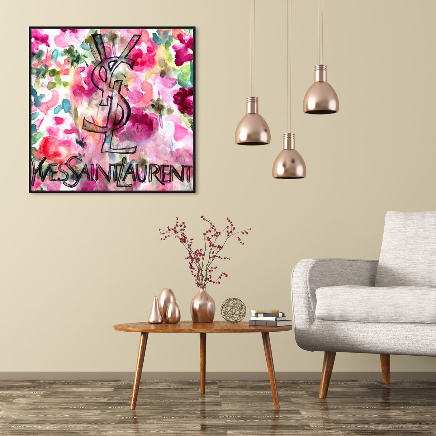 Oliver Gal LV Garden 16 Square Canvas Wall Art - Style #23J33