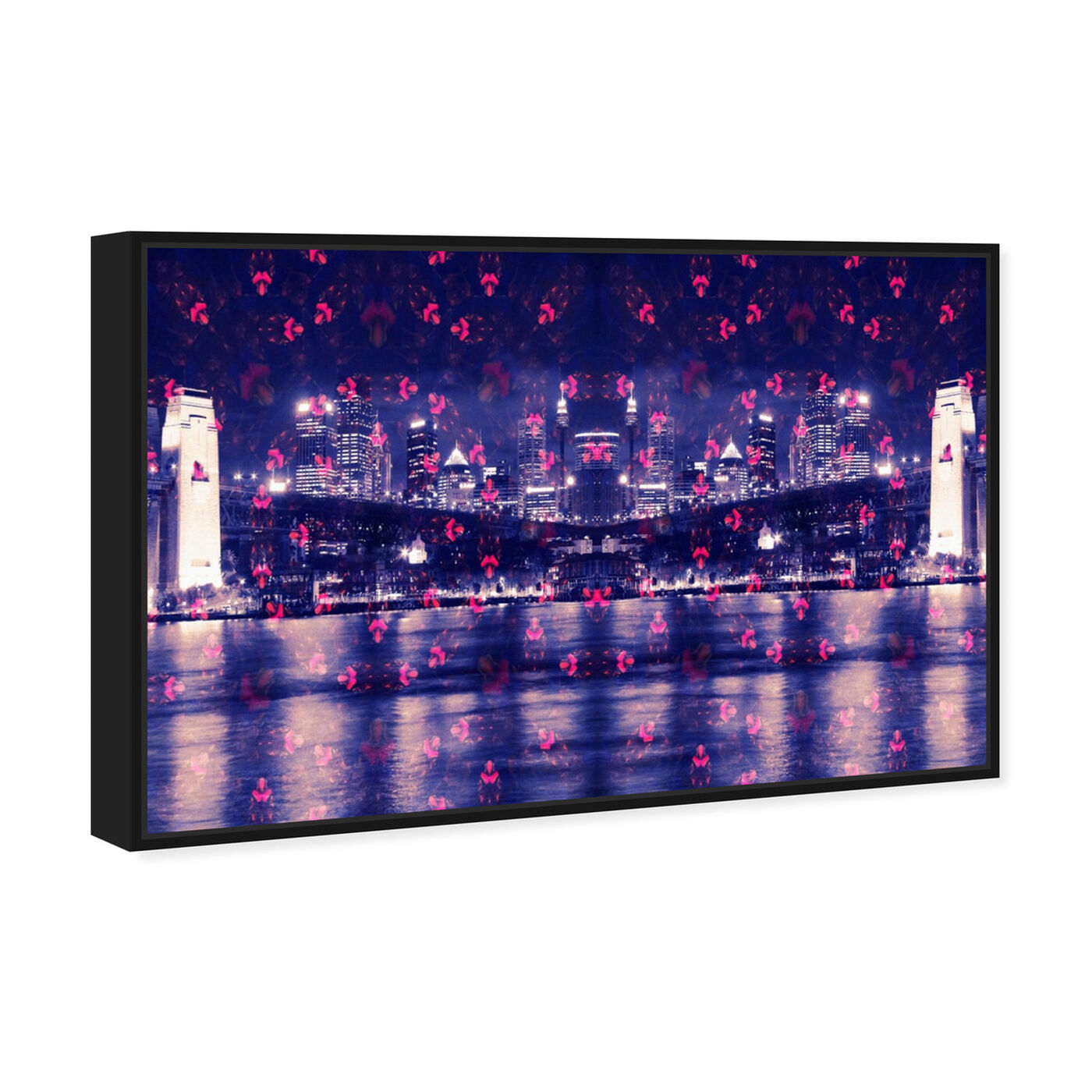 Angled view of Raining Petals in NYC featuring cities and skylines and united states cities art.