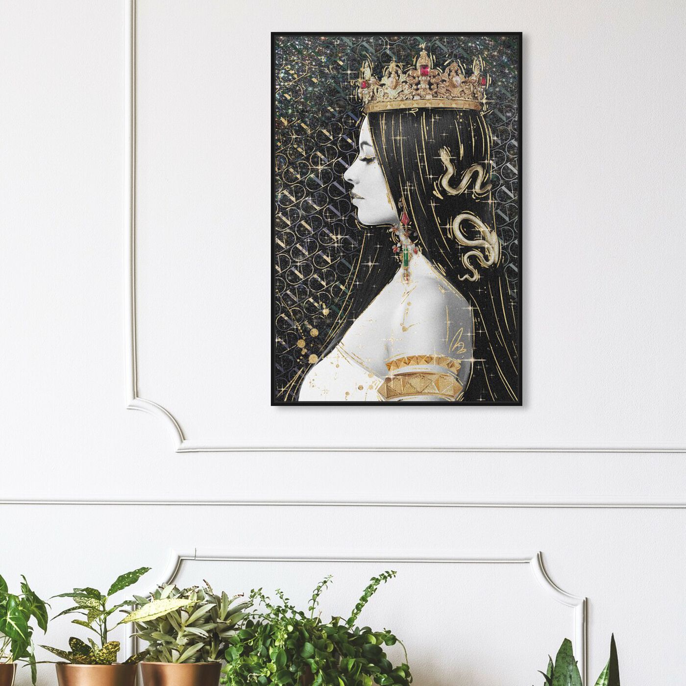 Hanging view of Crown and Young featuring fashion and glam and jewelry art.