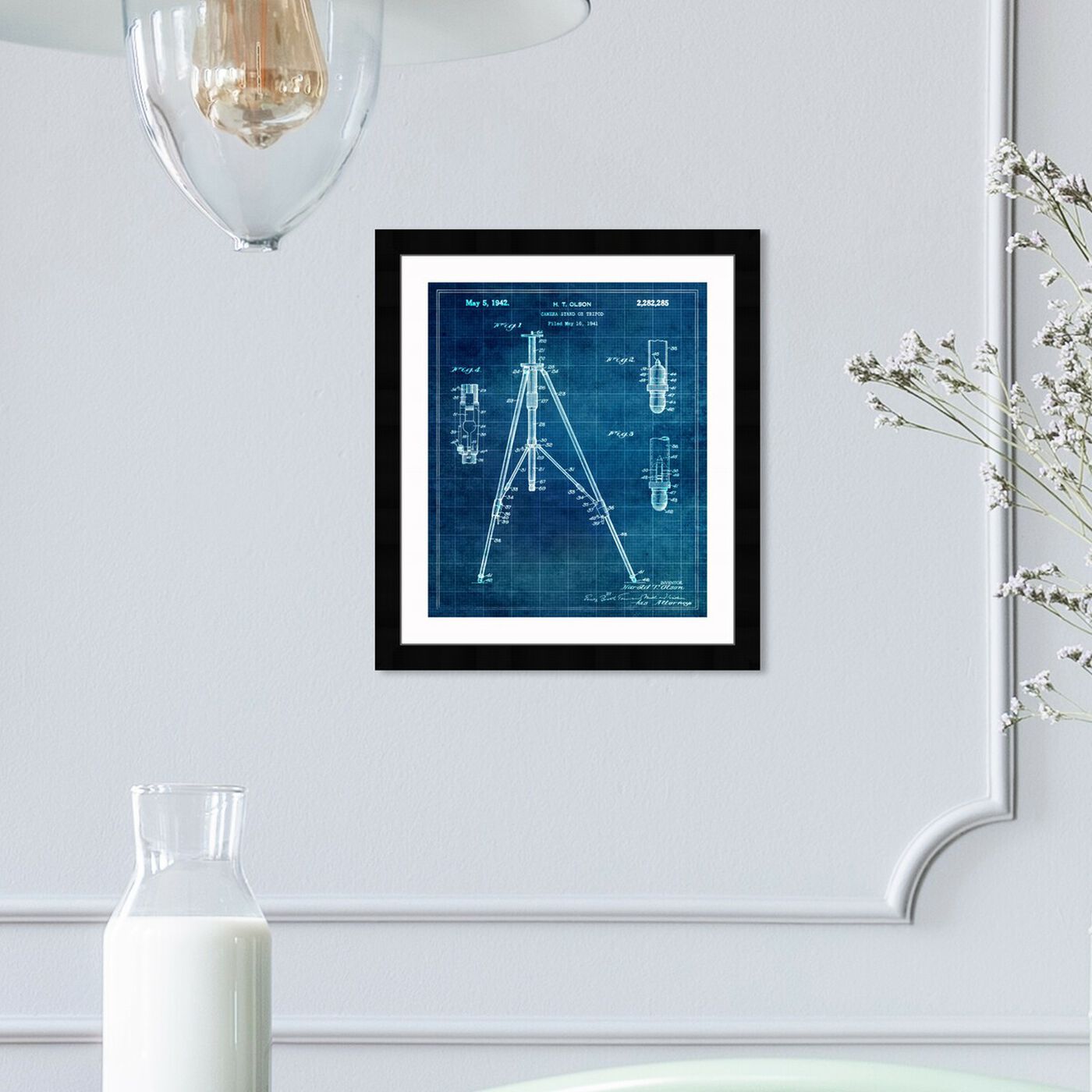 Hanging view of Tripod 1942 I featuring entertainment and hobbies and photography art.