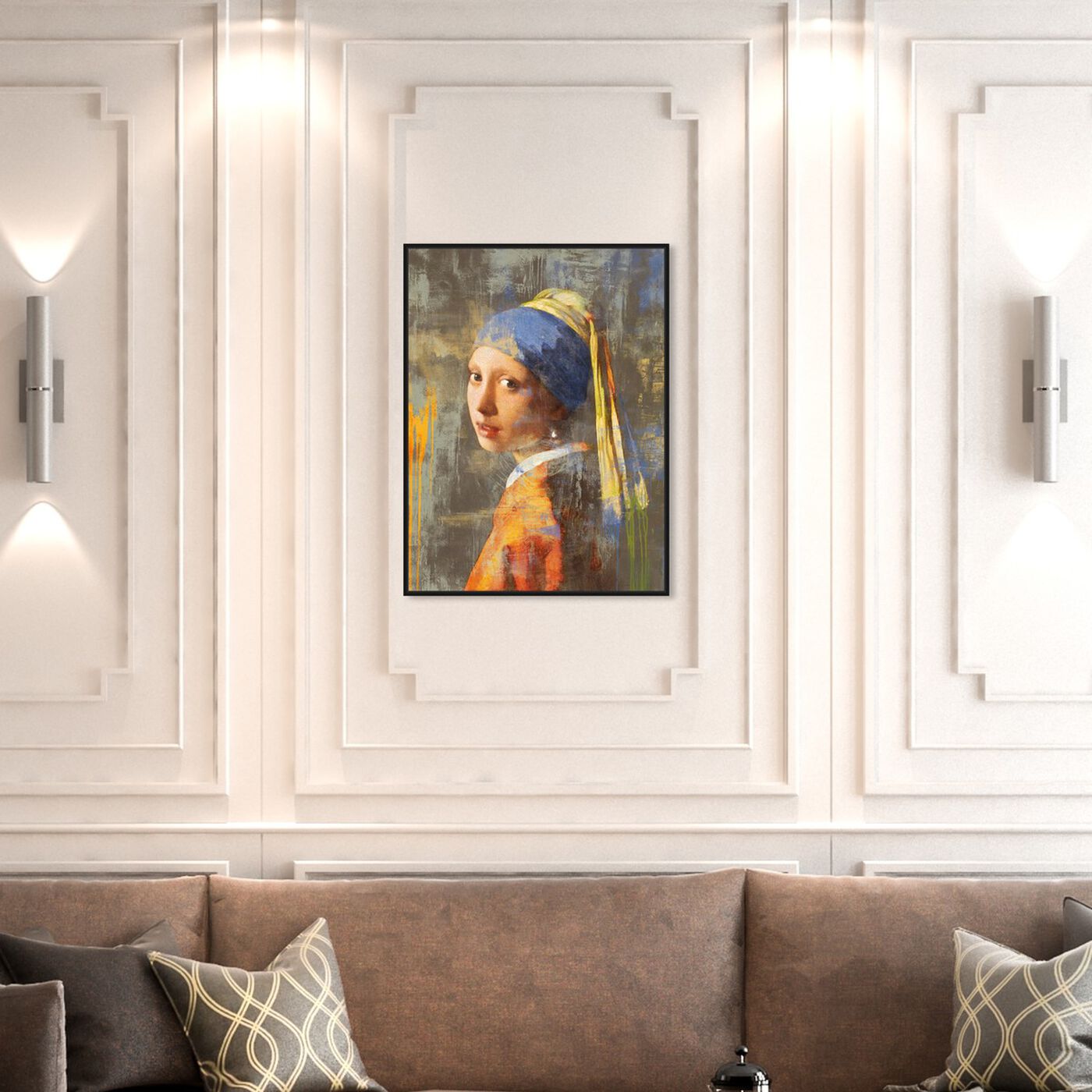 Hanging view of SAI - Beauty Beyond The Paint featuring classic and figurative and realism art.