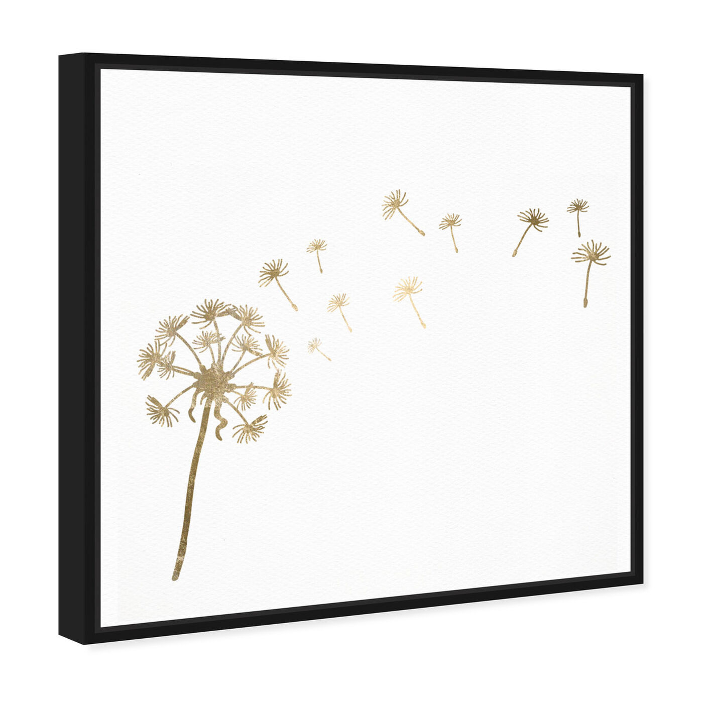 Angled view of Let's Make A Wish featuring floral and botanical and florals art.