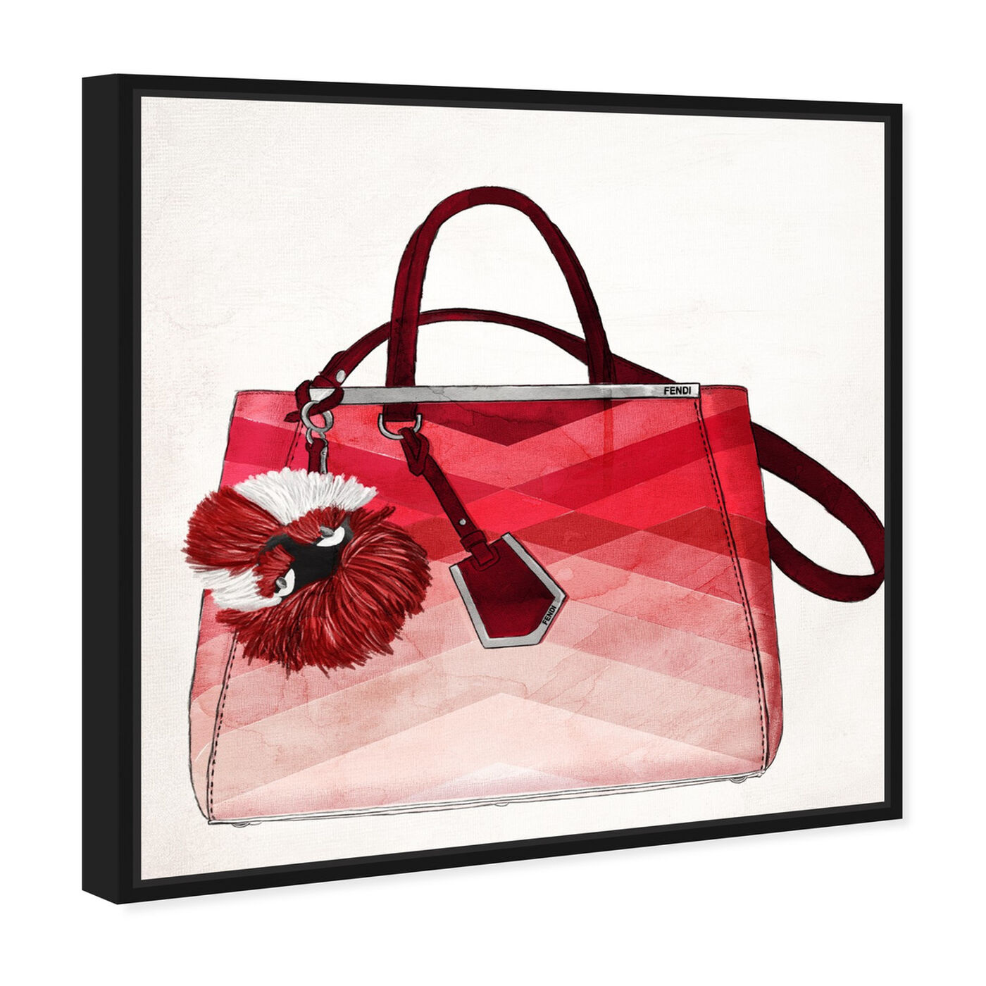 Angled view of Oh My Gosh Becky featuring fashion and glam and handbags art.
