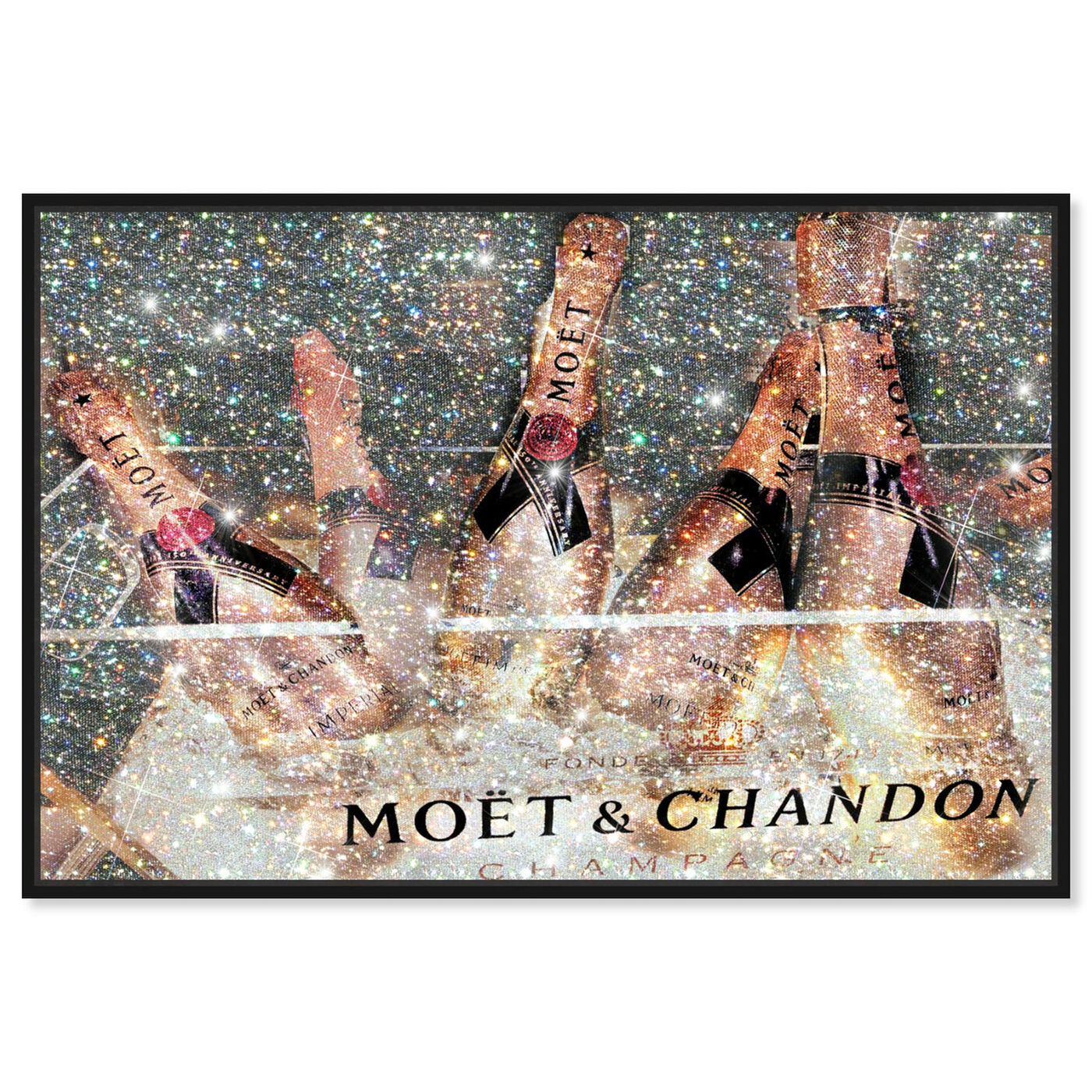 Front view of The French Bubbly featuring fashion and glam and lifestyle art.