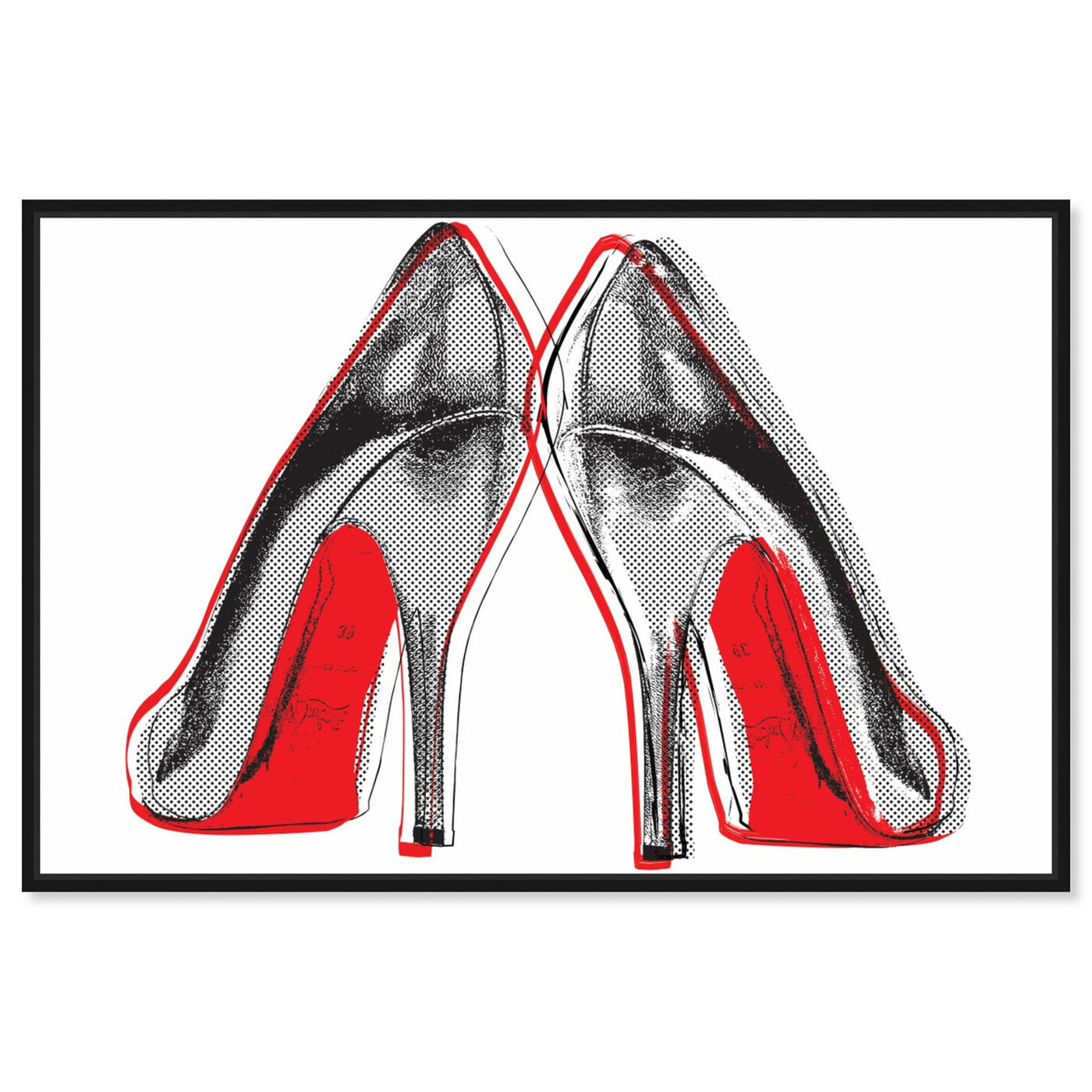 Front view of Fire In Your New Shoes featuring fashion and glam and shoes art.