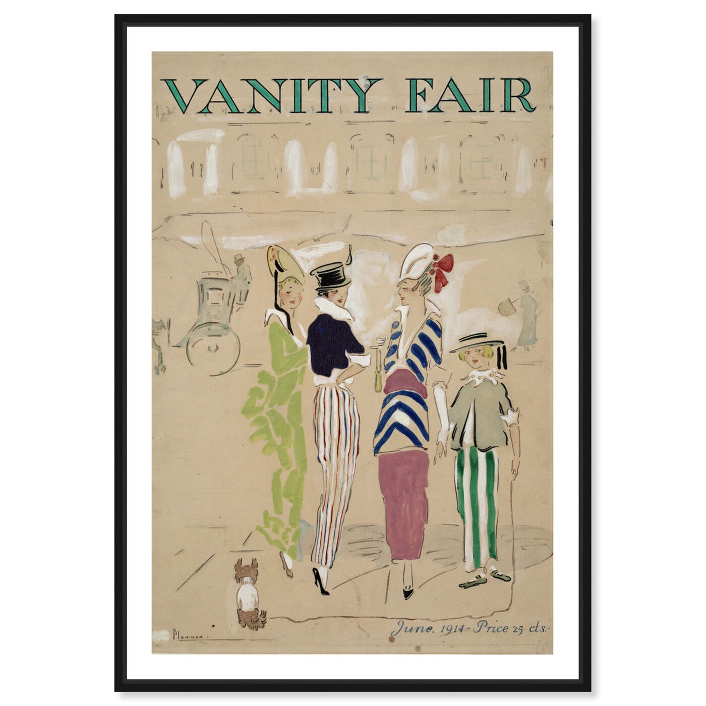 Front view of Vanity Fair - The Art Cabinet featuring fashion and glam and essentials art.
