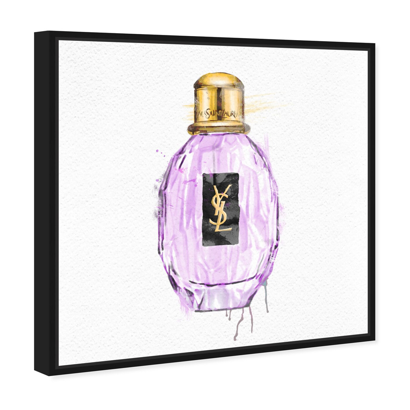 Angled view of Eau De Parisienne featuring fashion and glam and perfumes art.