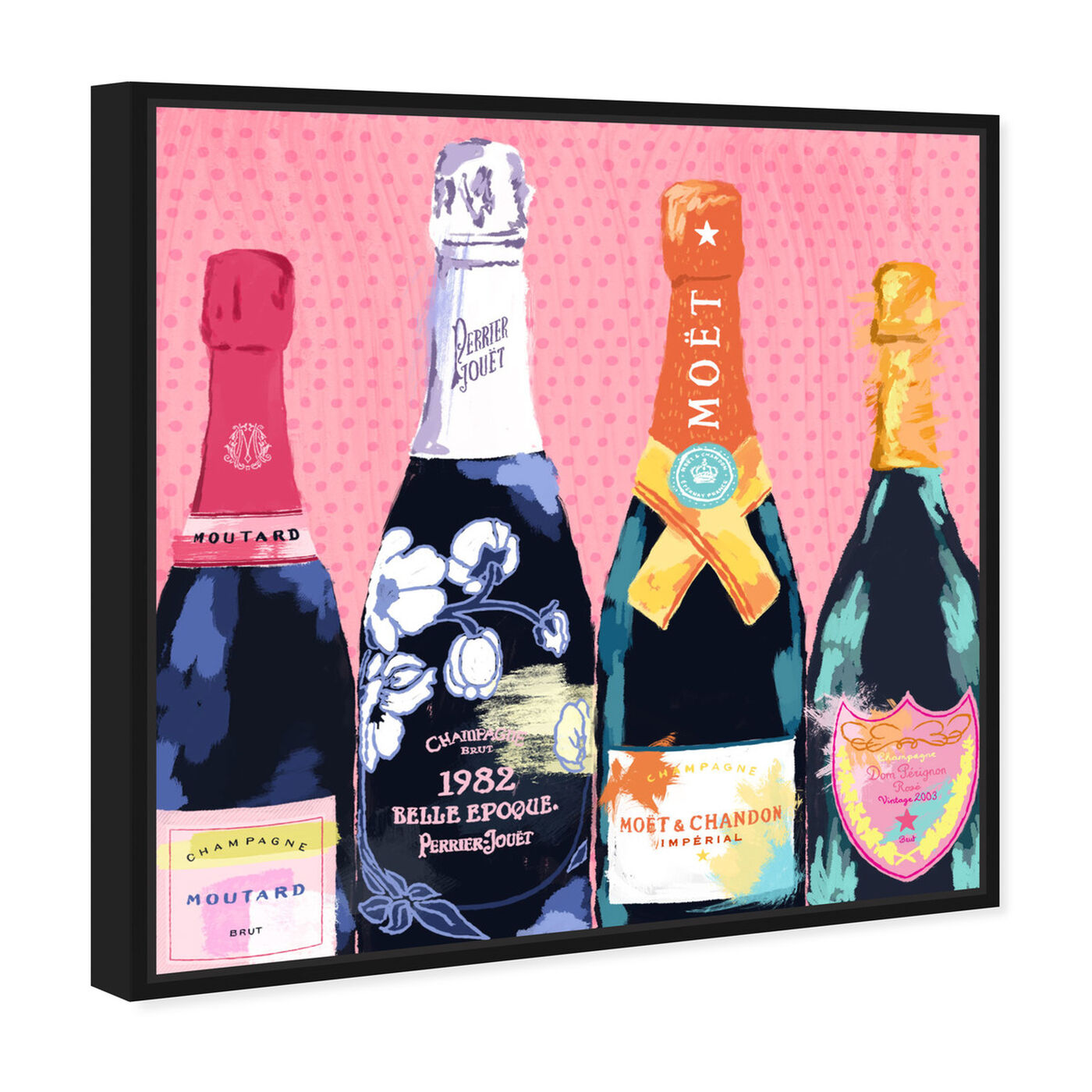Angled view of Pass The Bottle! featuring drinks and spirits and champagne art.