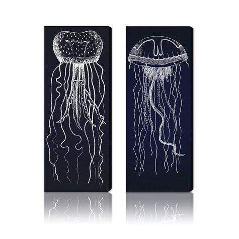 Travelling Jellyfish - Two Panels