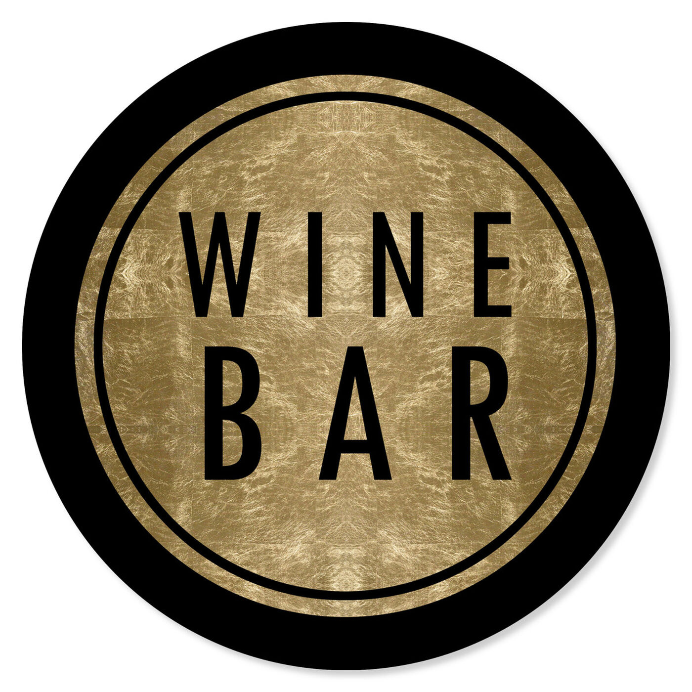 Front view of Vintage Winebar Circle featuring drinks and spirits and wine art.