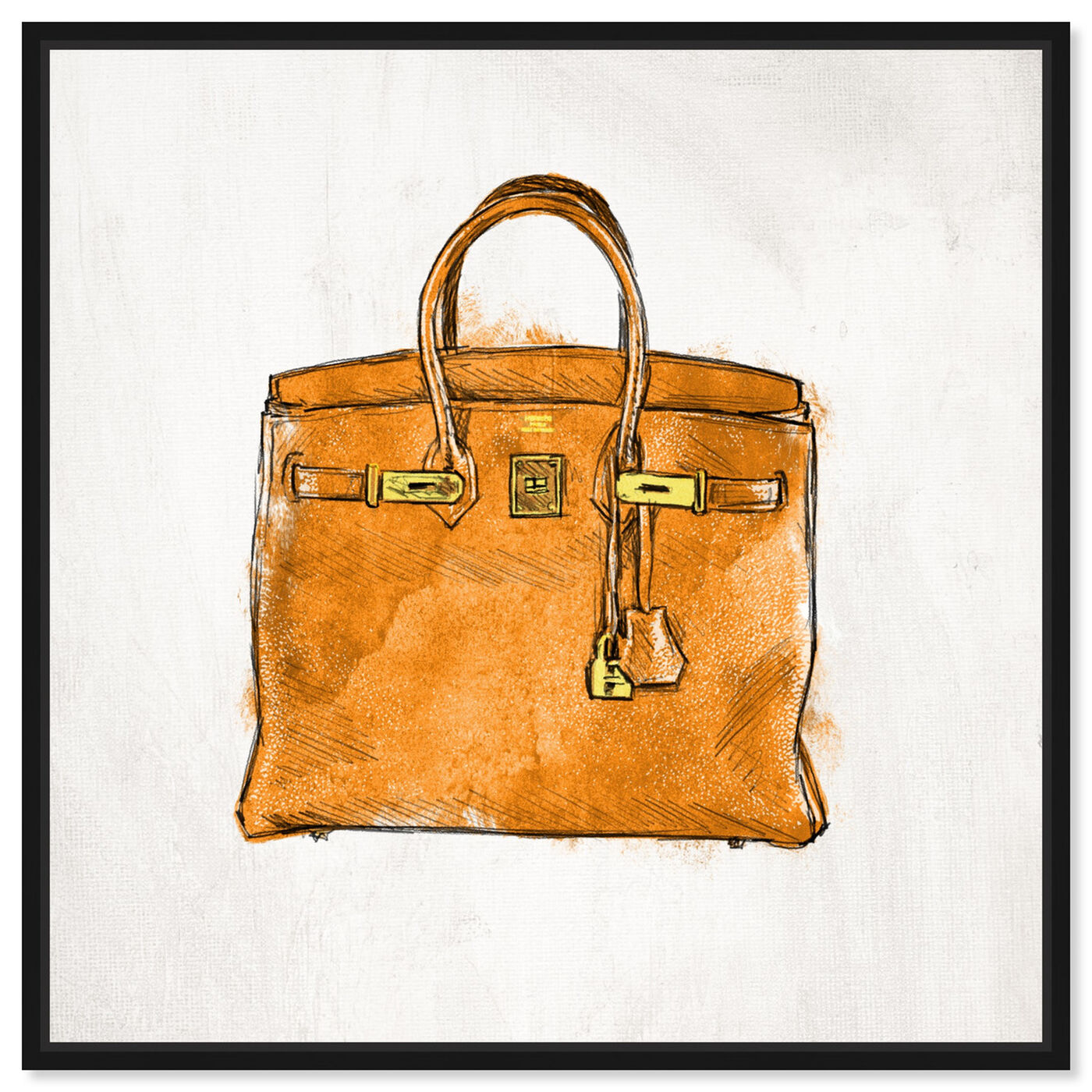 Front view of My Lucky Bag featuring fashion and glam and handbags art.
