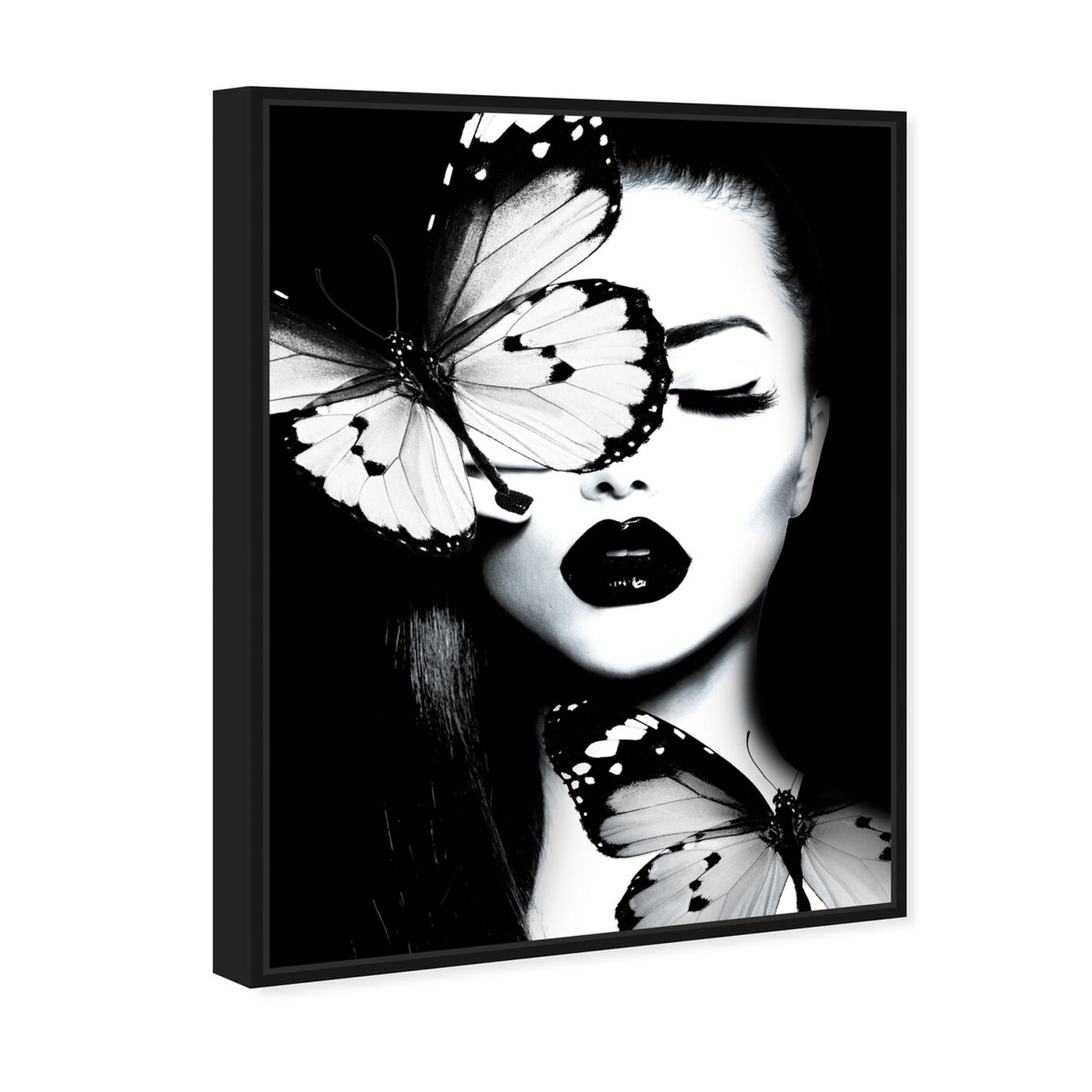 Angled view of Dutchess of The Butterflies featuring fashion and glam and portraits art.