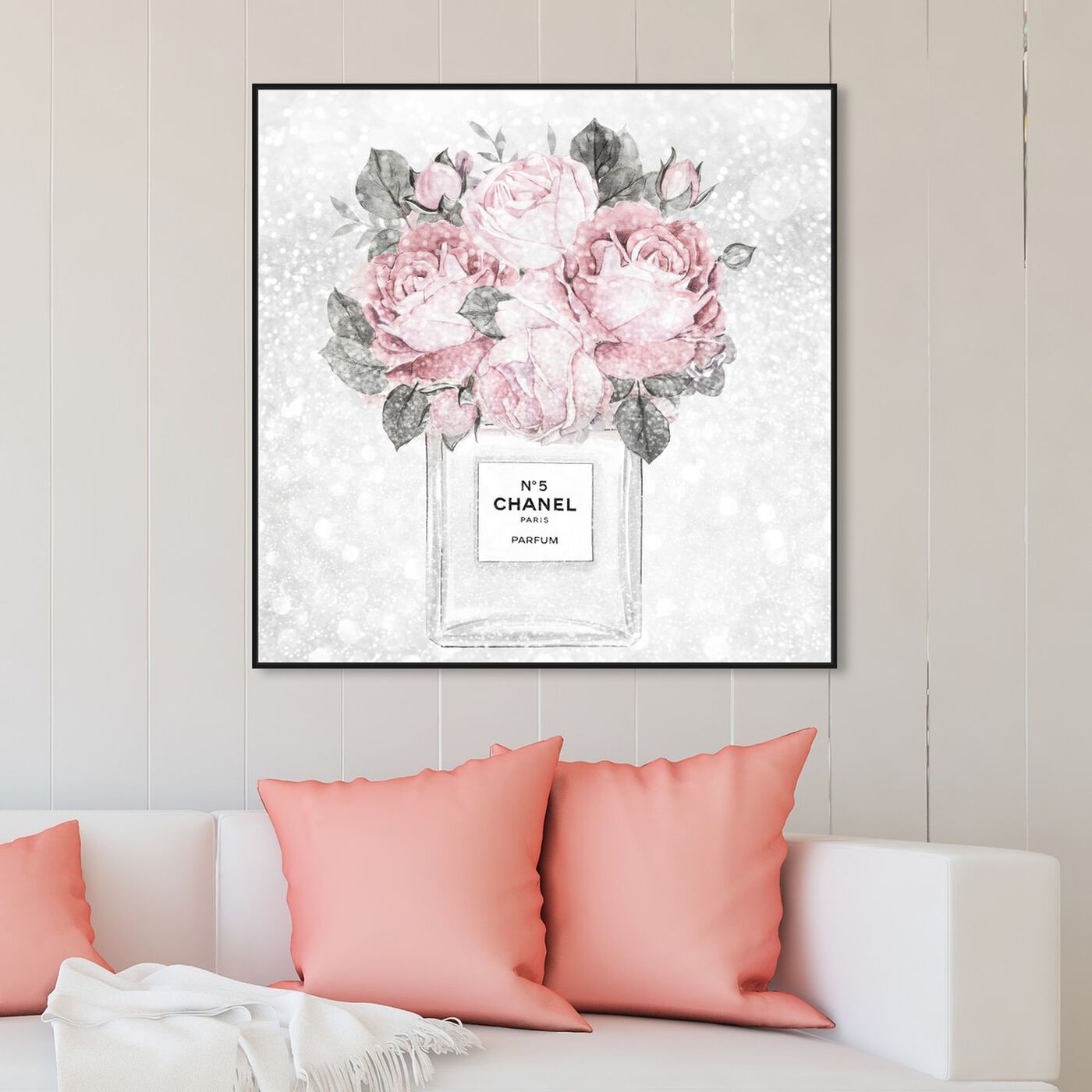 Hanging view of Doll Memories - Rose Queen featuring floral and botanical and florals art.