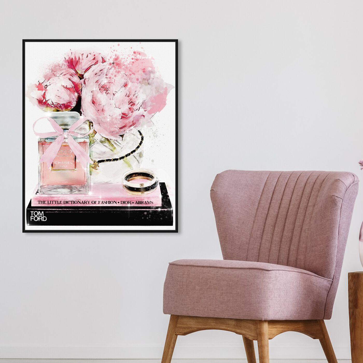 Hanging view of Elegant Perfume and Morning featuring fashion and glam and perfumes art.