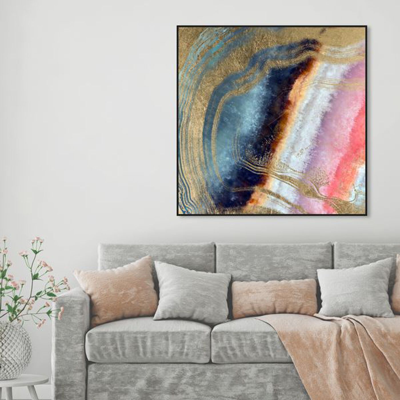 Hanging view of Marianna featuring abstract and crystals art.