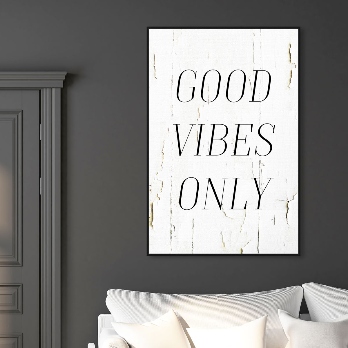 The Good Vibes Only | Typography and Quotes Wall Art by Oliver Gal