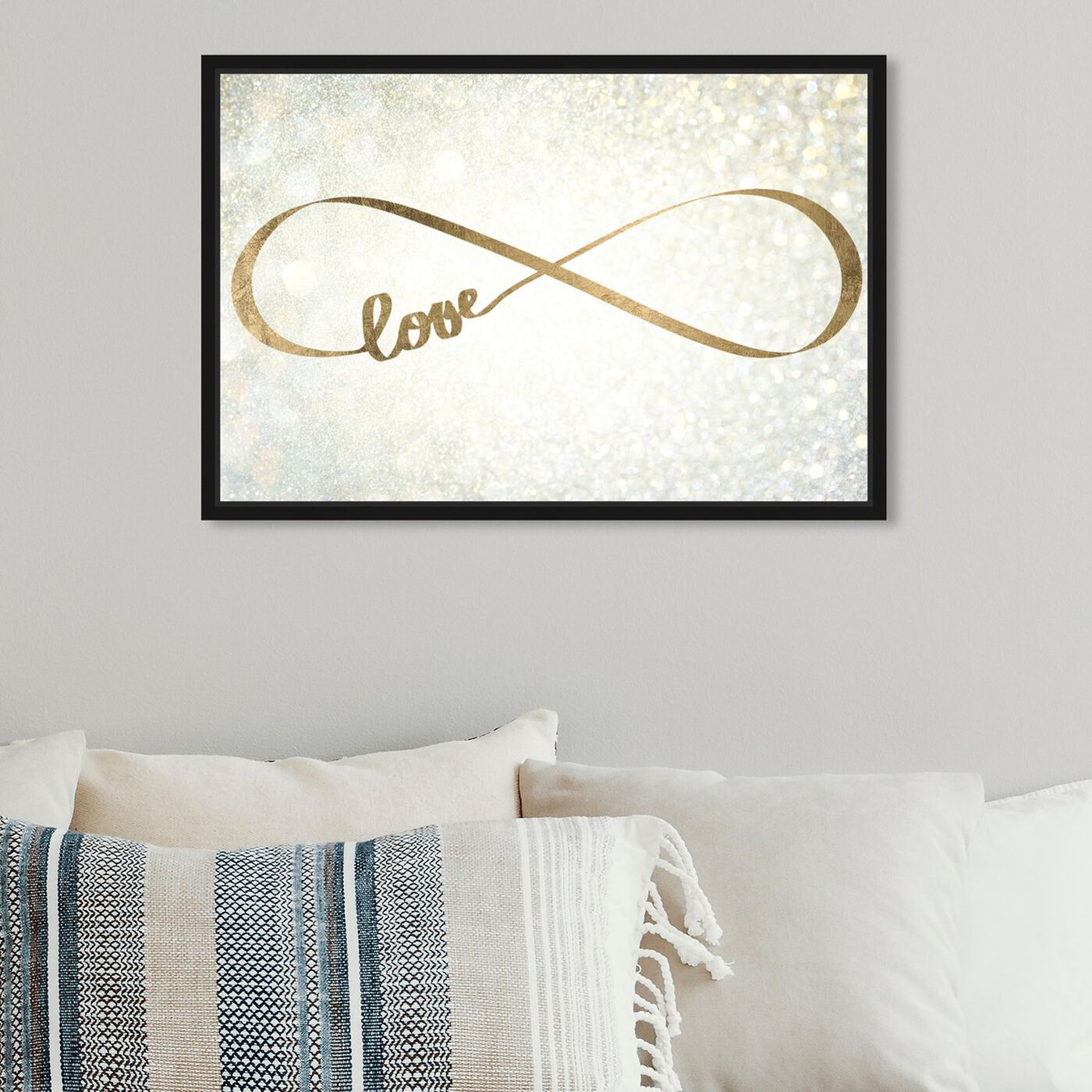 Hanging view of Sparkle Love featuring typography and quotes and love quotes and sayings art.
