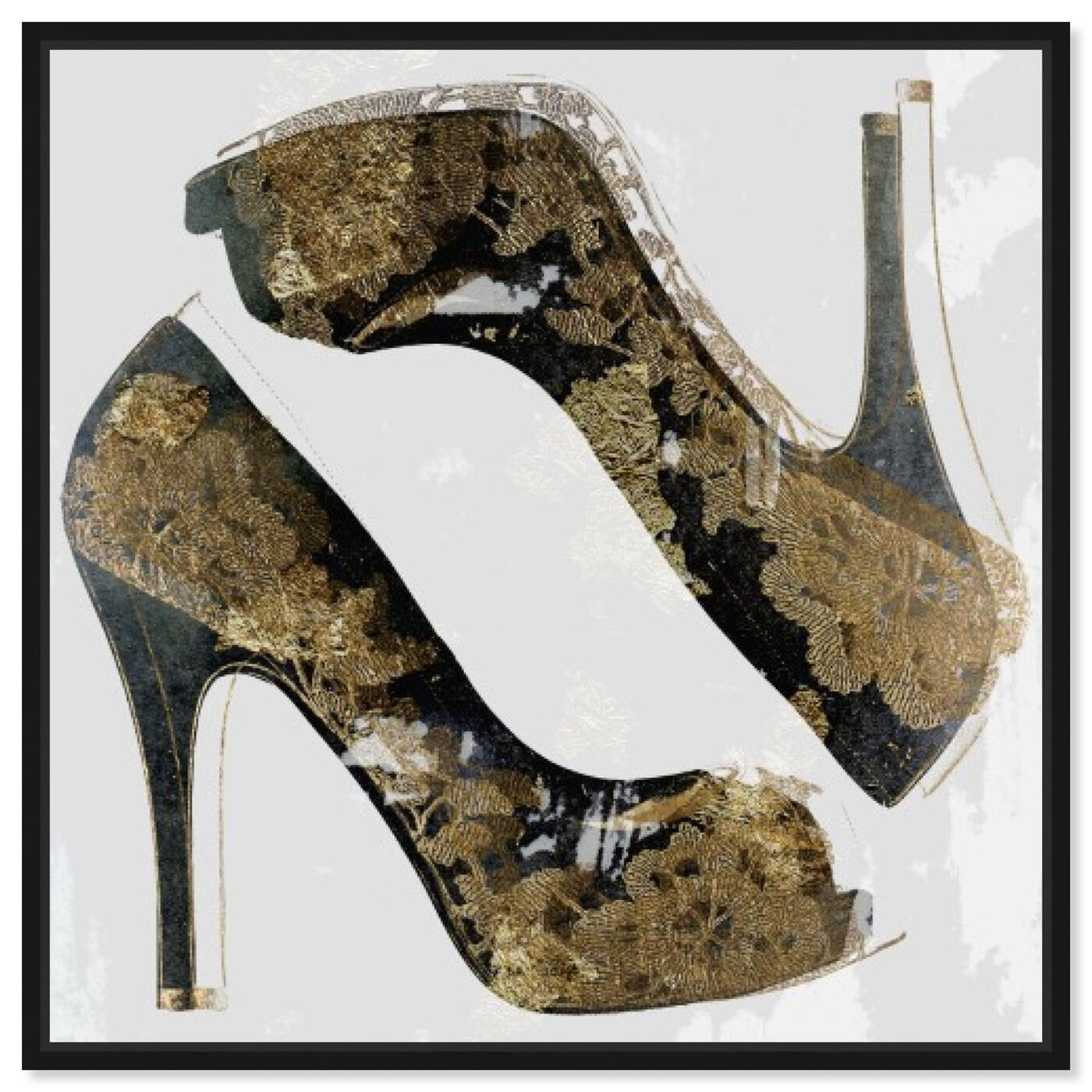 Front view of Gala Stilettos  featuring fashion and glam and shoes art.