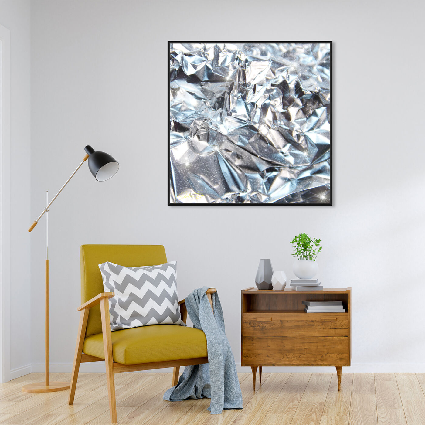 Hanging view of Future Skies featuring abstract and textures art.