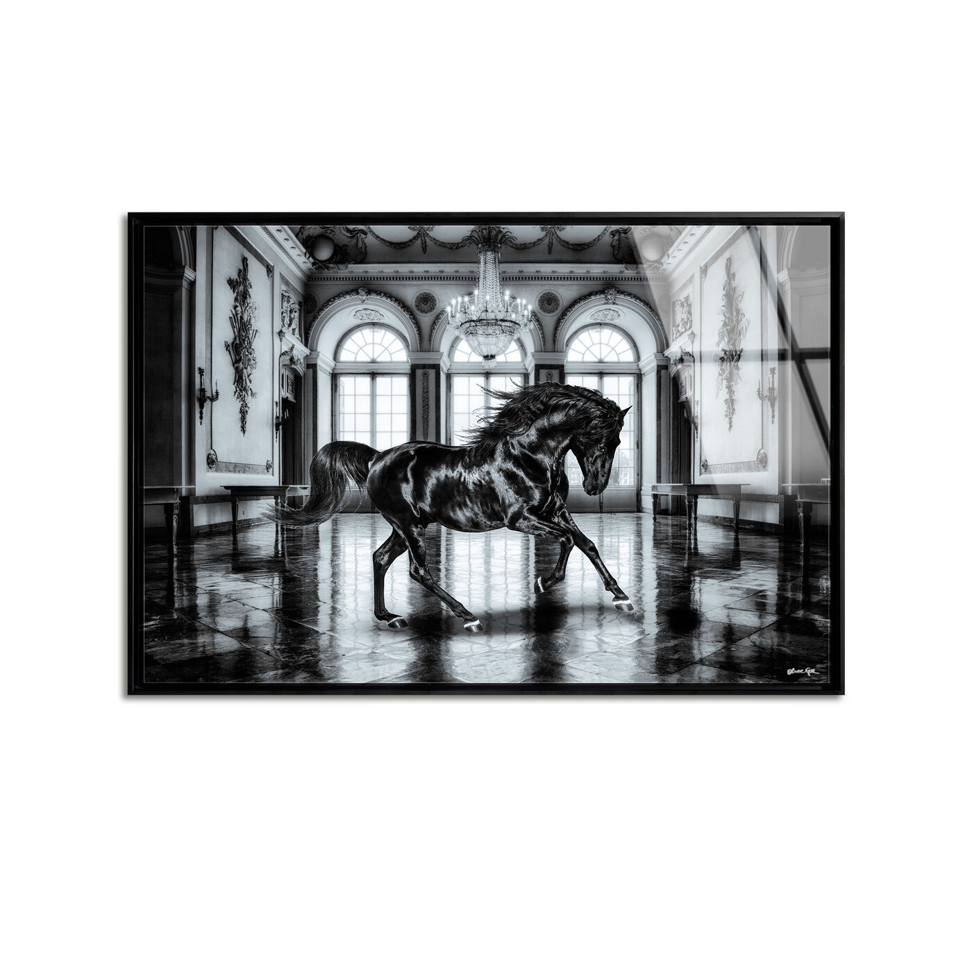 Ballroom Strut - Framed Acrylic Art