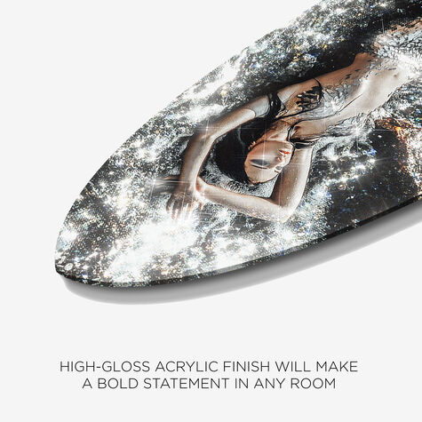 Save The Ocean - Decorative Acrylic Surfboard