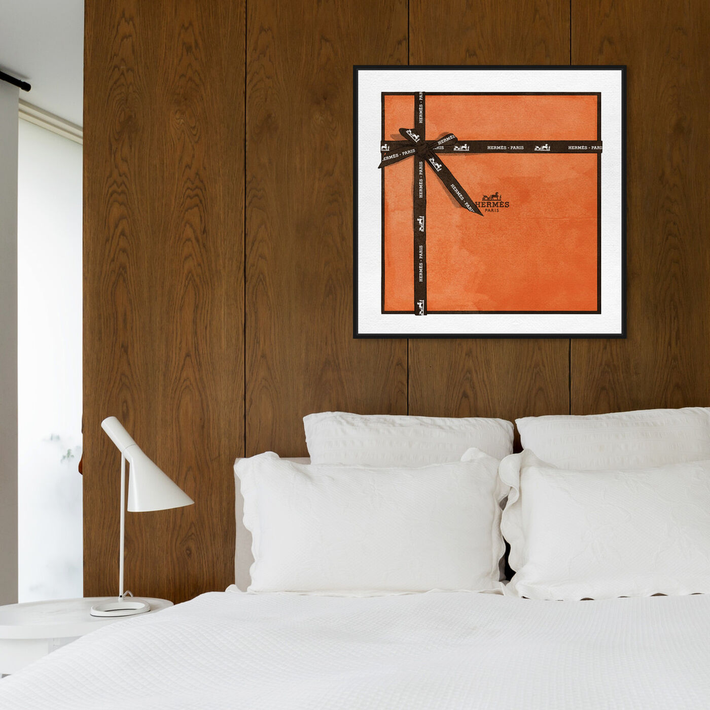Hanging view of Perfect Orange Gift featuring fashion and glam and lifestyle art.
