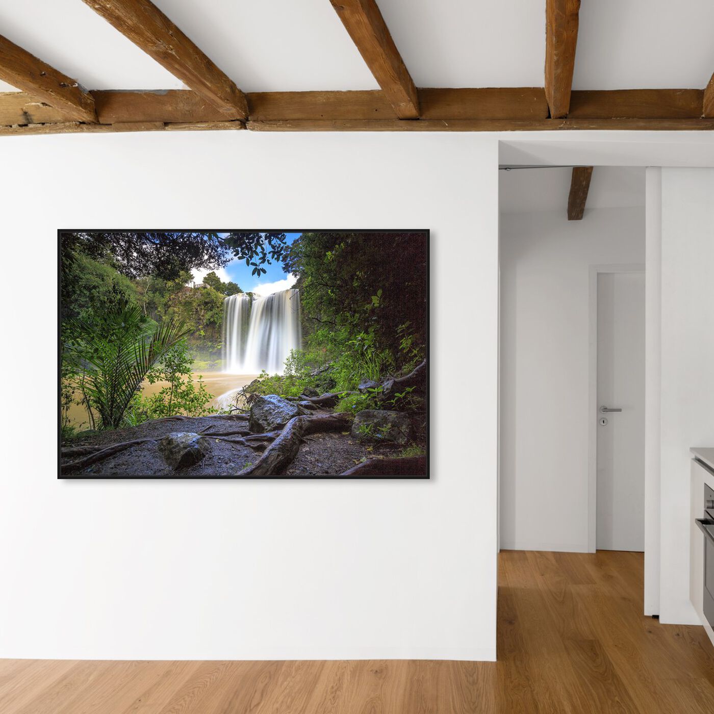 Hanging view of Curro Cardenal - Rainforest featuring nature and landscape and forest landscapes art.