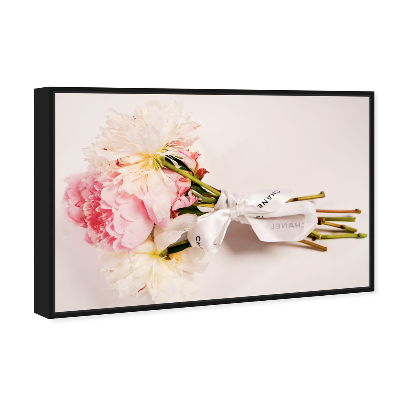Angled view of Bouquet of Peonies featuring floral and botanical and florals art.