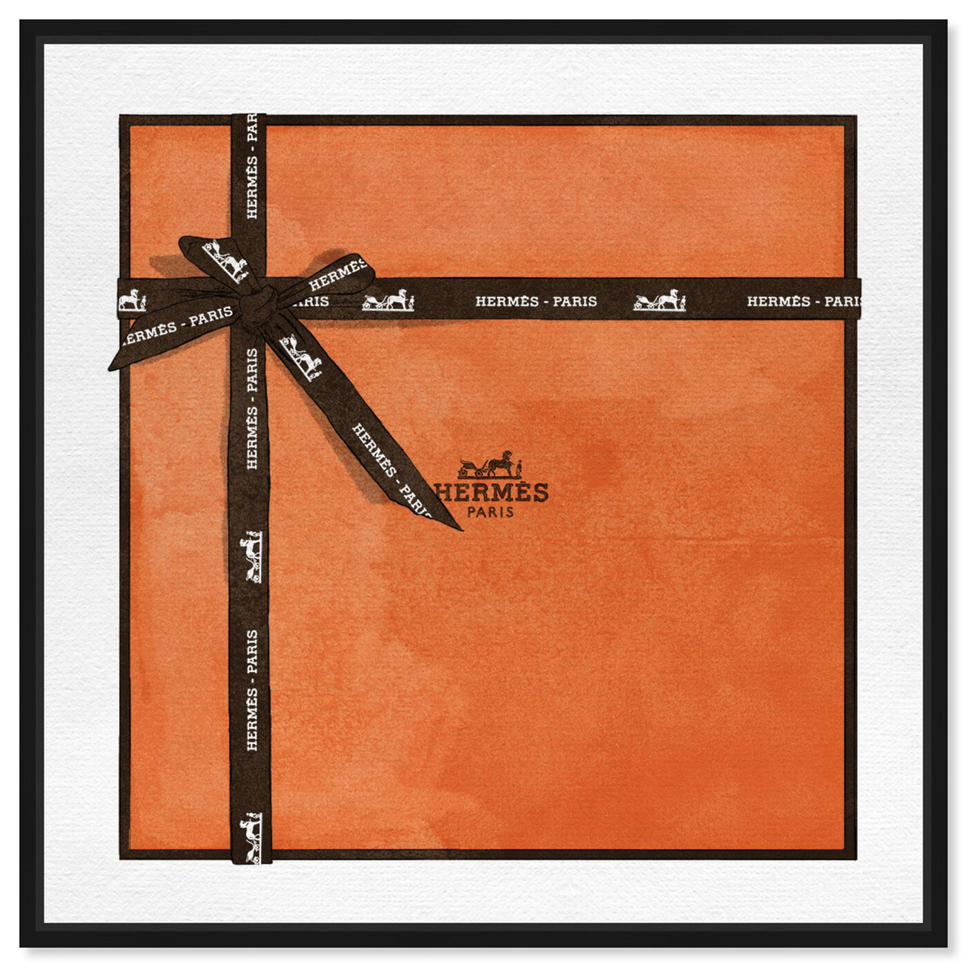 Front view of Perfect Orange Gift featuring fashion and glam and lifestyle art.