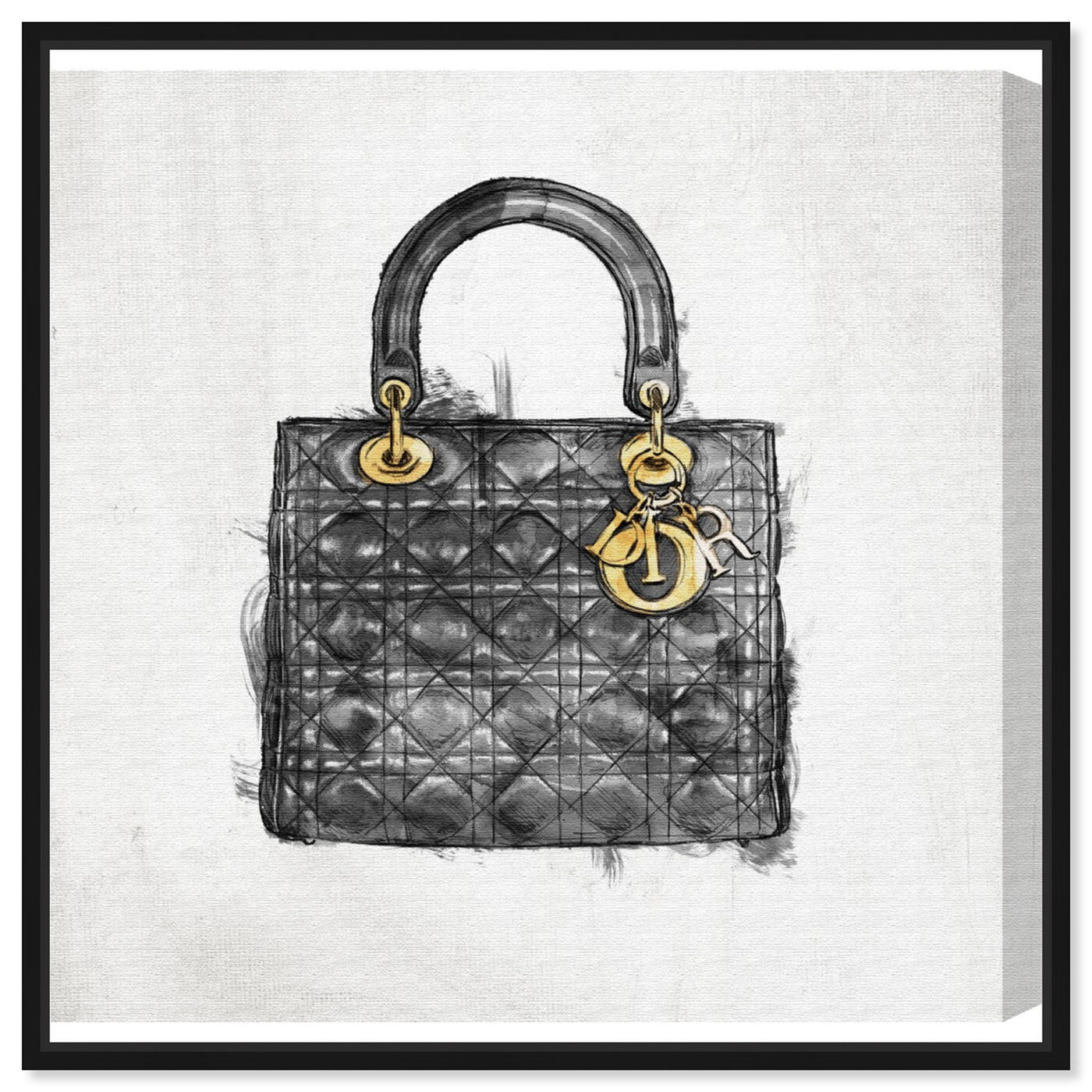 Front view of Christian's Essentials Black featuring fashion and glam and handbags art.