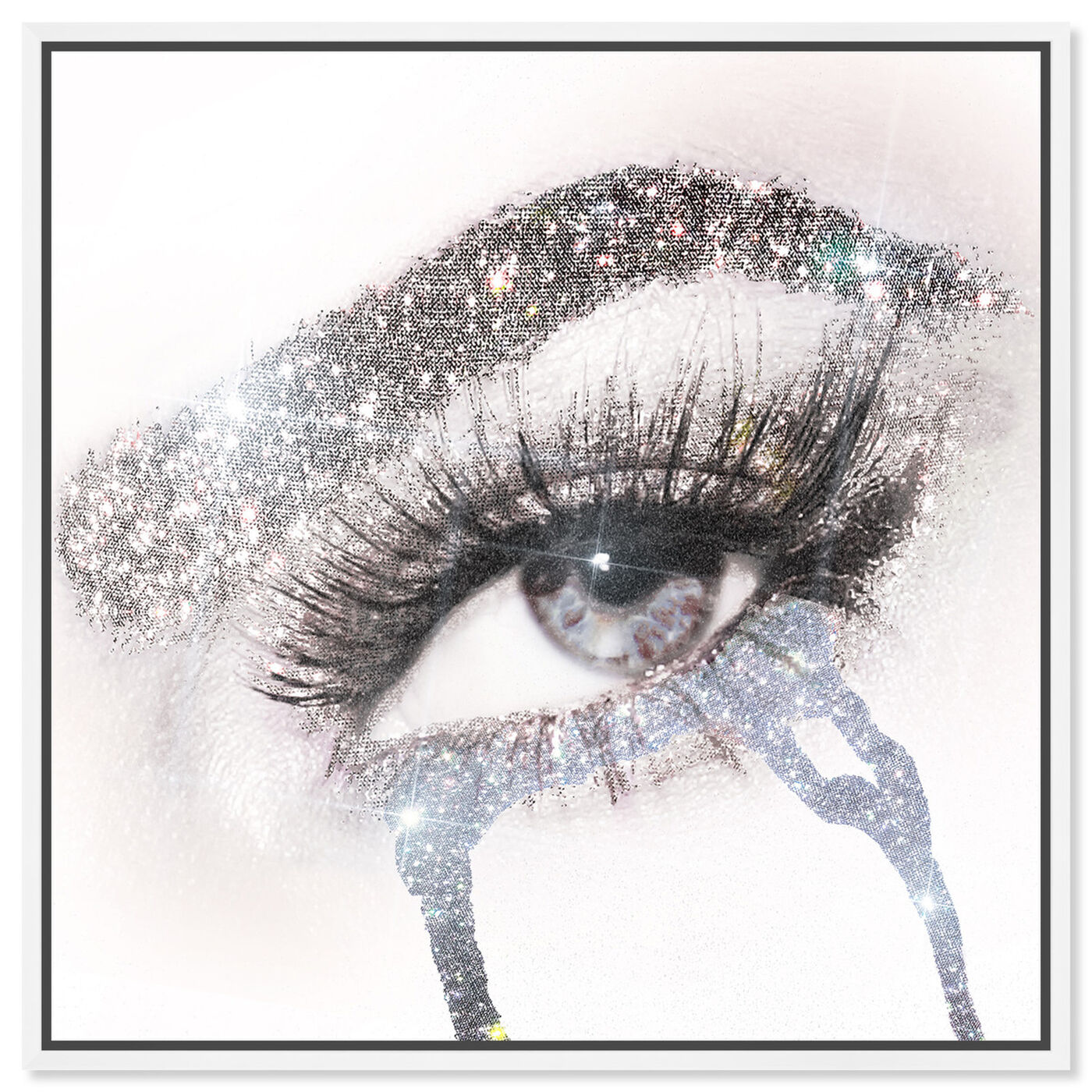 Front view of Eyes and Rhinestones II featuring fashion and glam and makeup art.