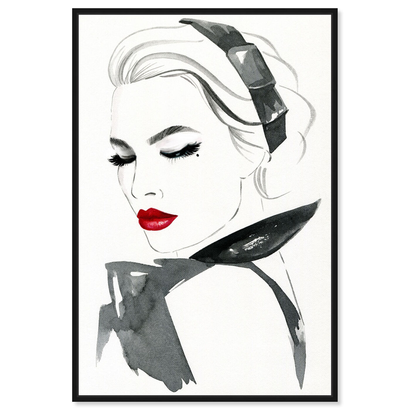 Modest Modern Lady  Fashion and Glam Wall Art by Oliver Gal