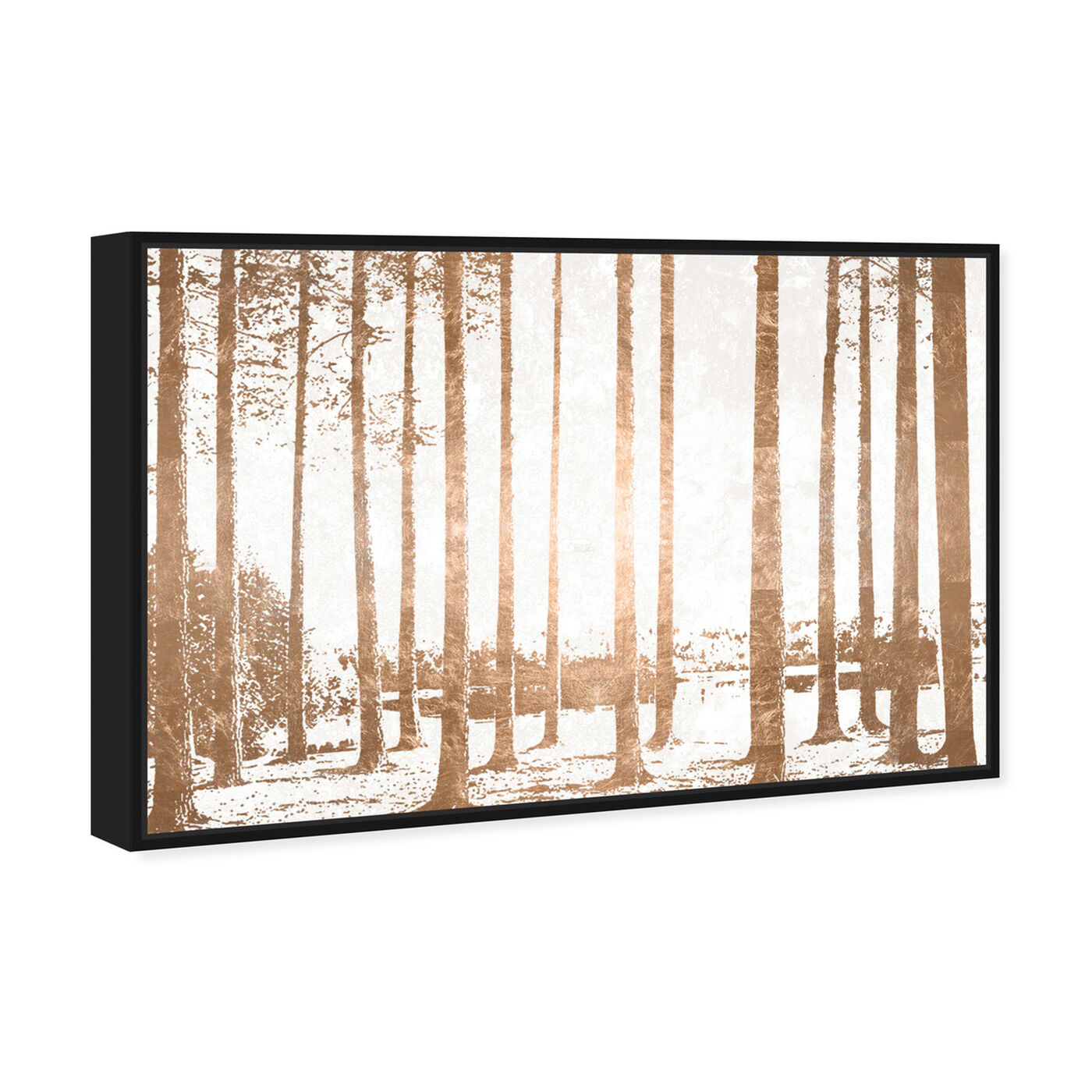 Angled view of Found in the Woods Copper featuring nature and landscape and forest landscapes art.