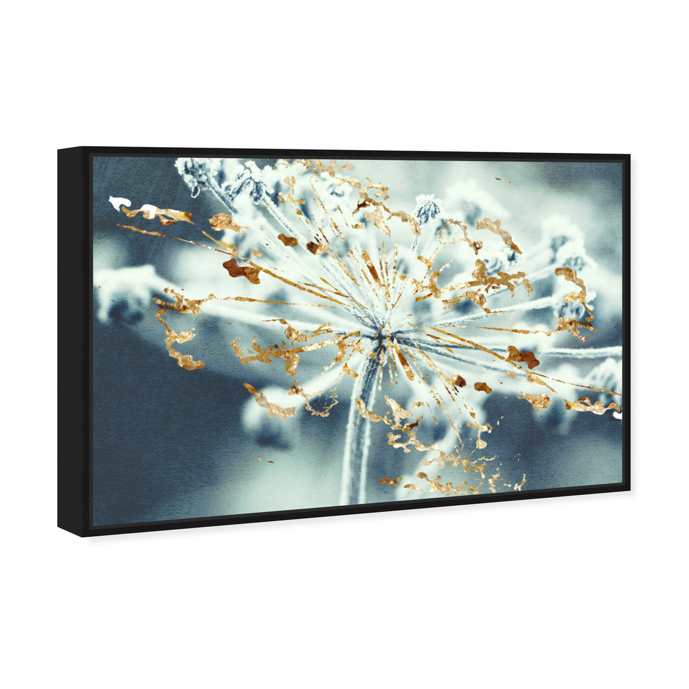 Angled view of Gold Meadow featuring floral and botanical and florals art.