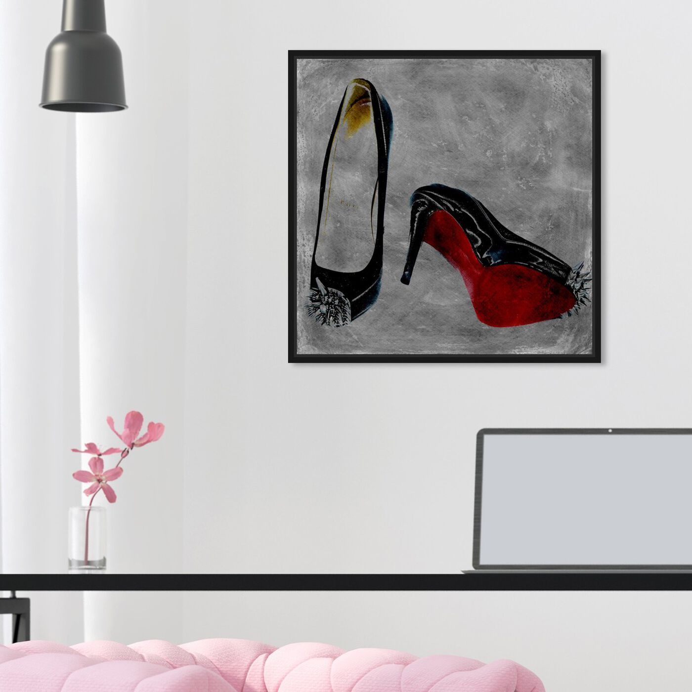 Hanging view of Get A Kick Out Of It featuring fashion and glam and shoes art.