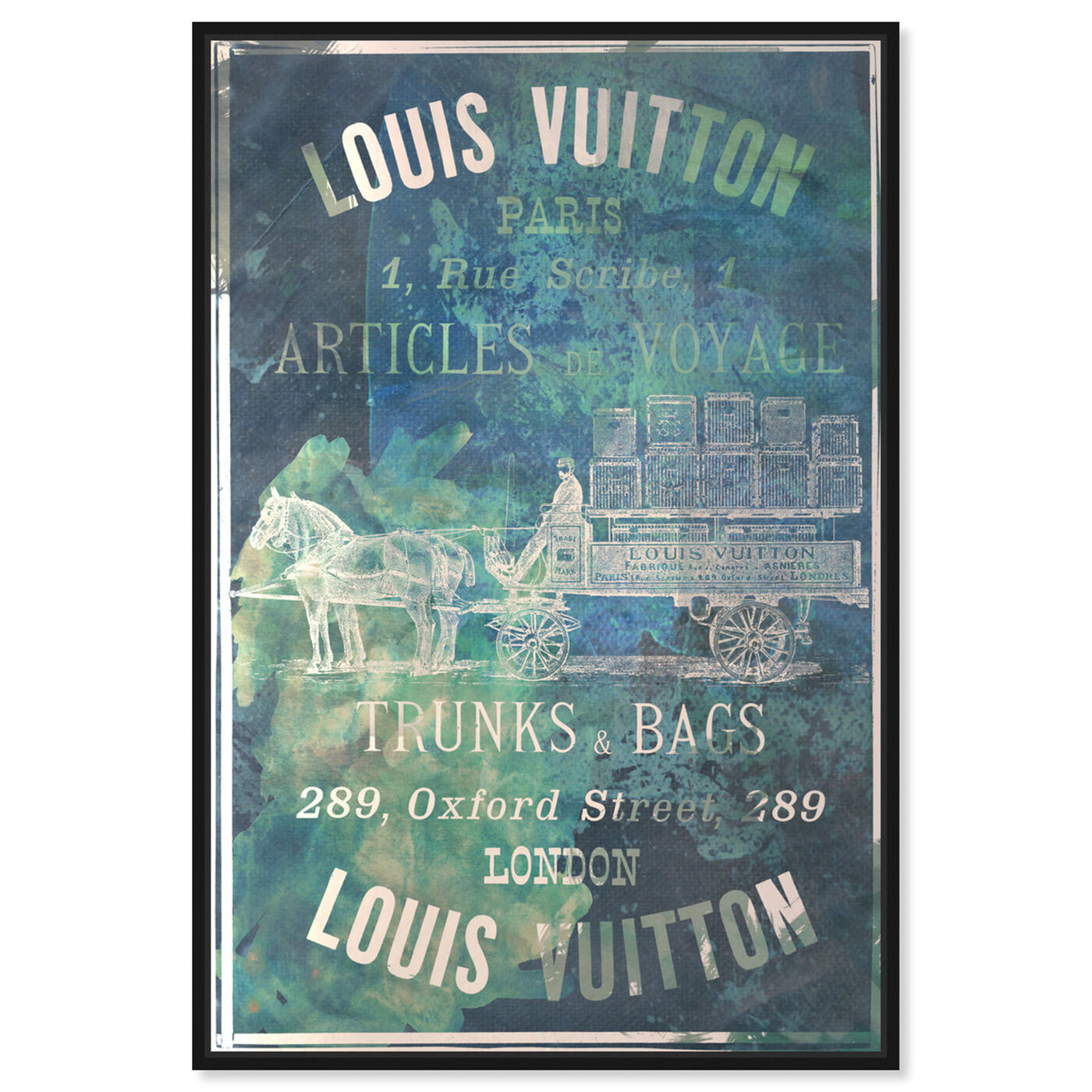 Wall Art Collection - Louis Vuitton Blue