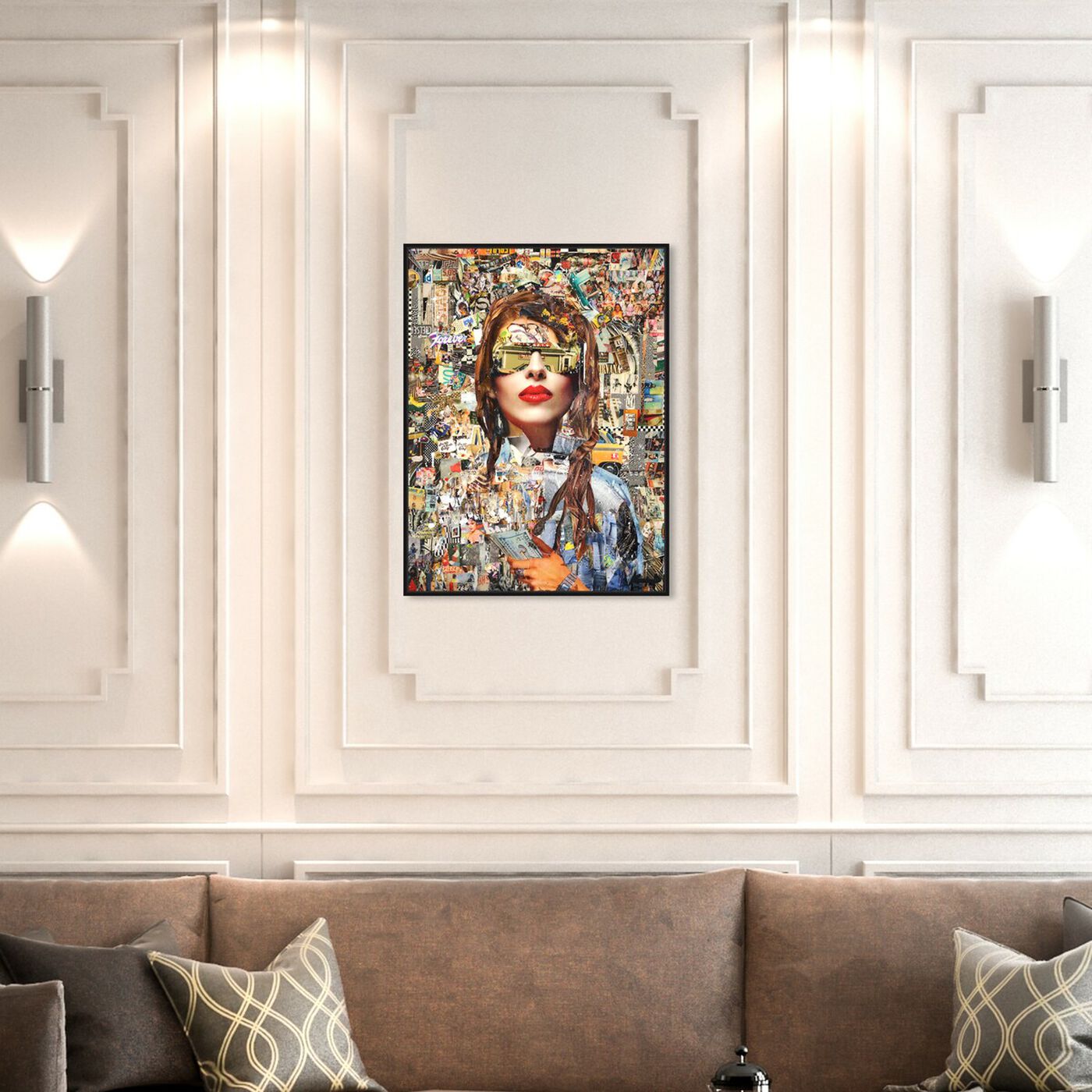 Hanging view of Katy Hirschfeld - Successful featuring fashion and glam and portraits art.